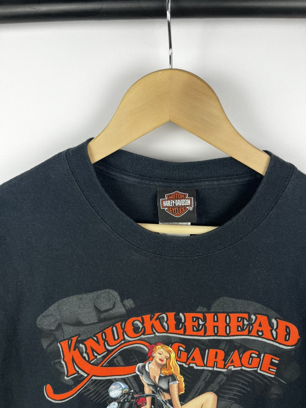Harley Davidson Harley Davidson T-Shirt Knucklehead Garage Men's XL Size US XL / EU 56 / 4 - 4 Thumbnail