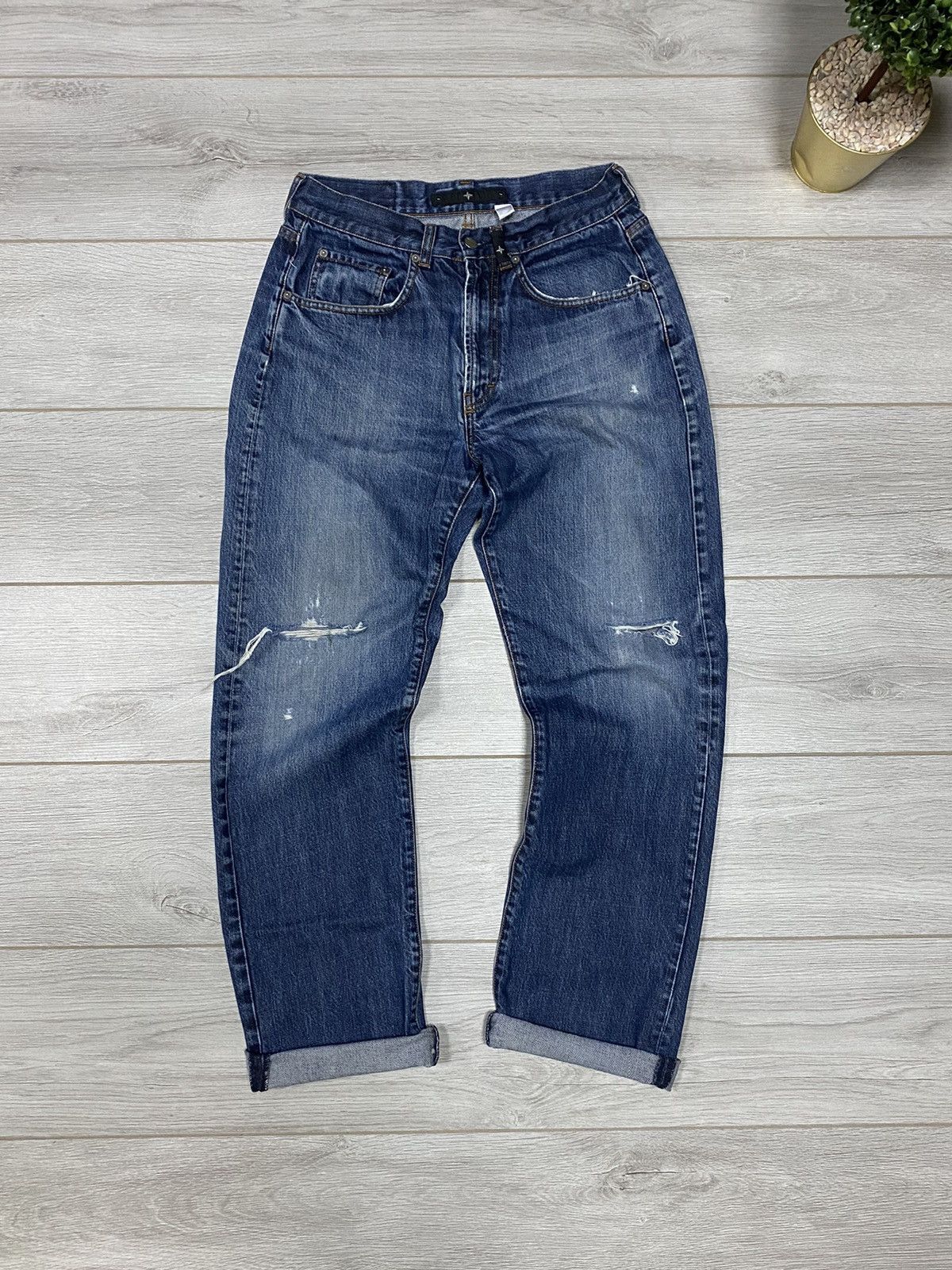 Stone Island Stone Island denims ripped distressed jeans Size US 32 / EU 48 - 2 Thumbnail