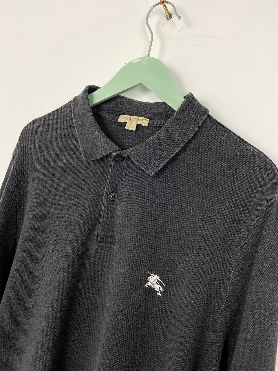 Burberry Burberry Brit Logo Long Sleeve Polo Shirt like Ralph Size US XL / EU 56 / 4 - 2 Thumbnail