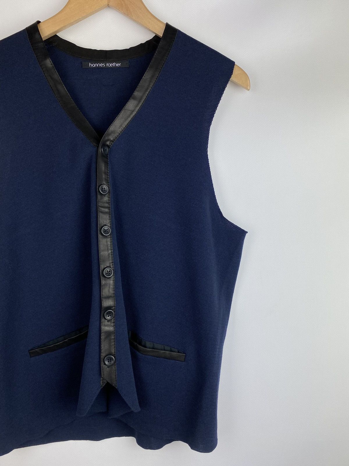 hannes roether Hannes Roether men’s avant-garde vest gilet size L Size US L / EU 52-54 / 3 - 3 Thumbnail