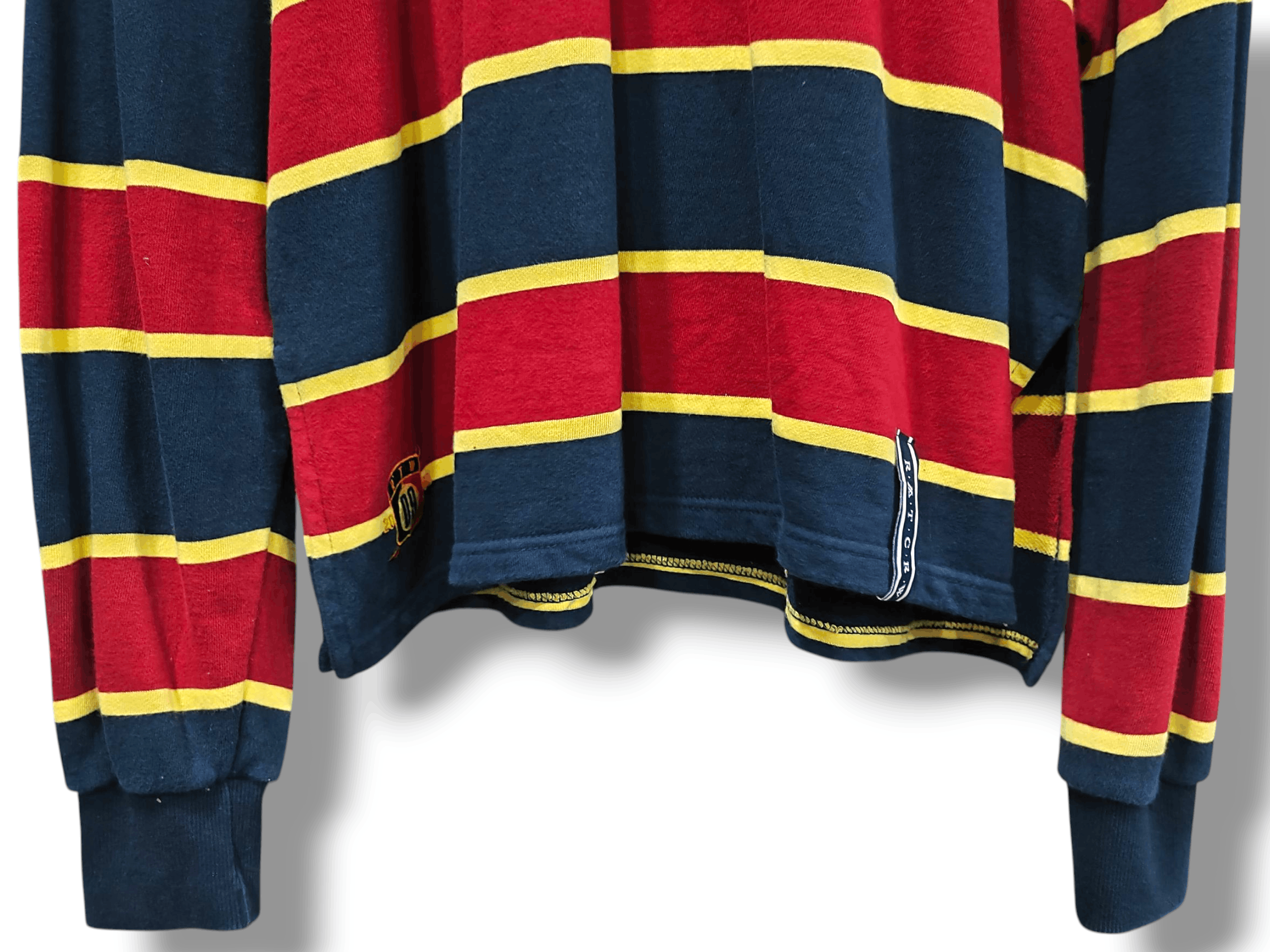Japanese Brand ROMANTIC CROWN RUGBY LONG SLEEVE Size US L / EU 52-54 / 3 - 6 Thumbnail