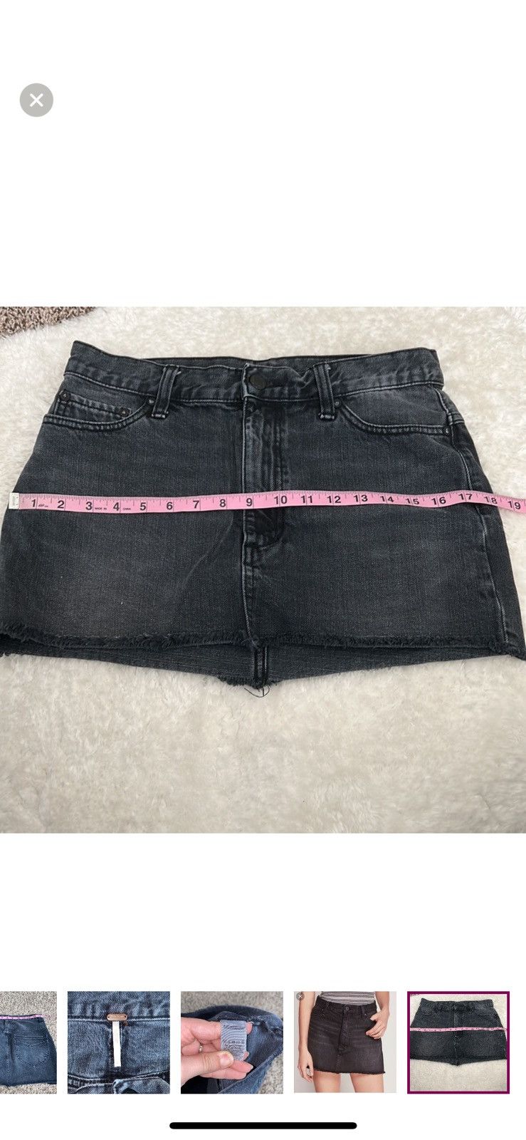 Free People Free people beat of the music denim mini skirt size 2 Size 26" / US 2 / IT 38 - 7 Thumbnail