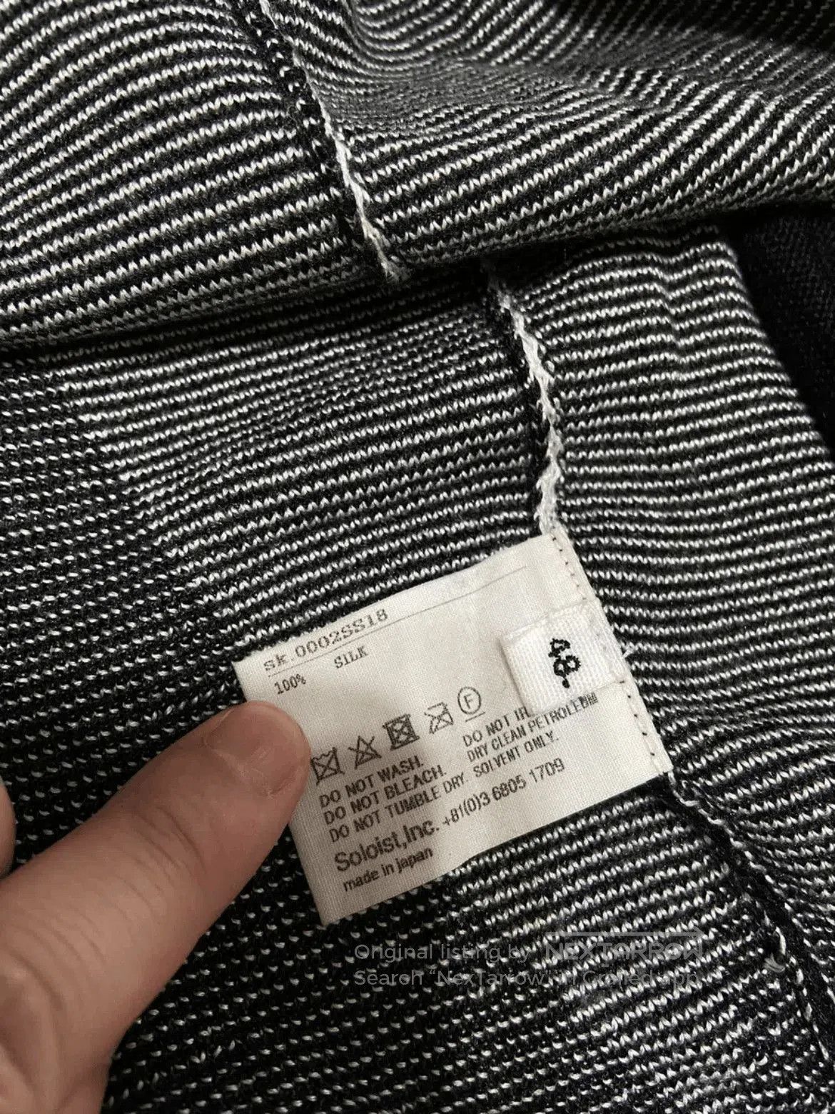 Takahiromiyashita The Soloist. Sz 48 Takahiromiyashita the Soloist 18SS Nirvans Cardigan. Size US M / EU 48-50 / 2 - 6 Thumbnail