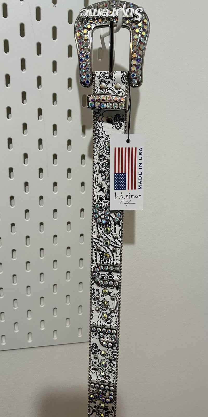 Supreme Supreme BB Simon Bandana Belt Silver Size 32 - 10 Thumbnail