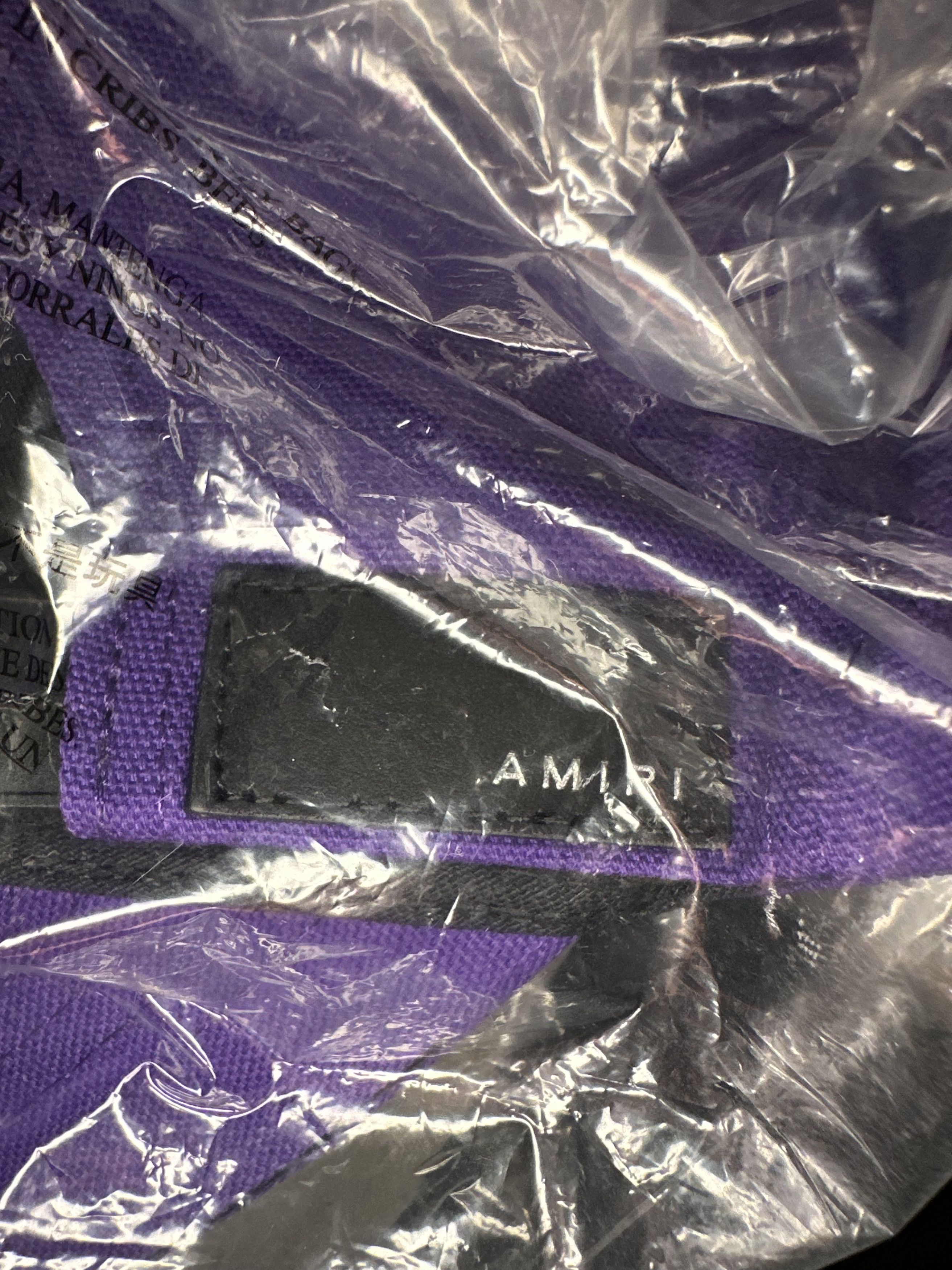 Amiri RARE Sealed AMIRI Embroidered Logo Hat in Purple Size ONE SIZE - 5 Thumbnail
