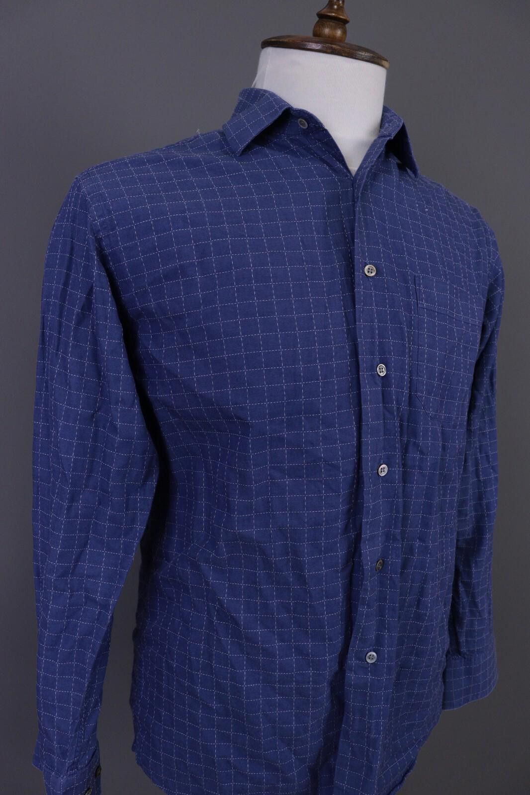 Christian Dior Monsieur Christian Dior Blue Check Dress Shirt Size 39 / 15 1/2 Size US M / EU 48-50 / 2 - 6 Thumbnail