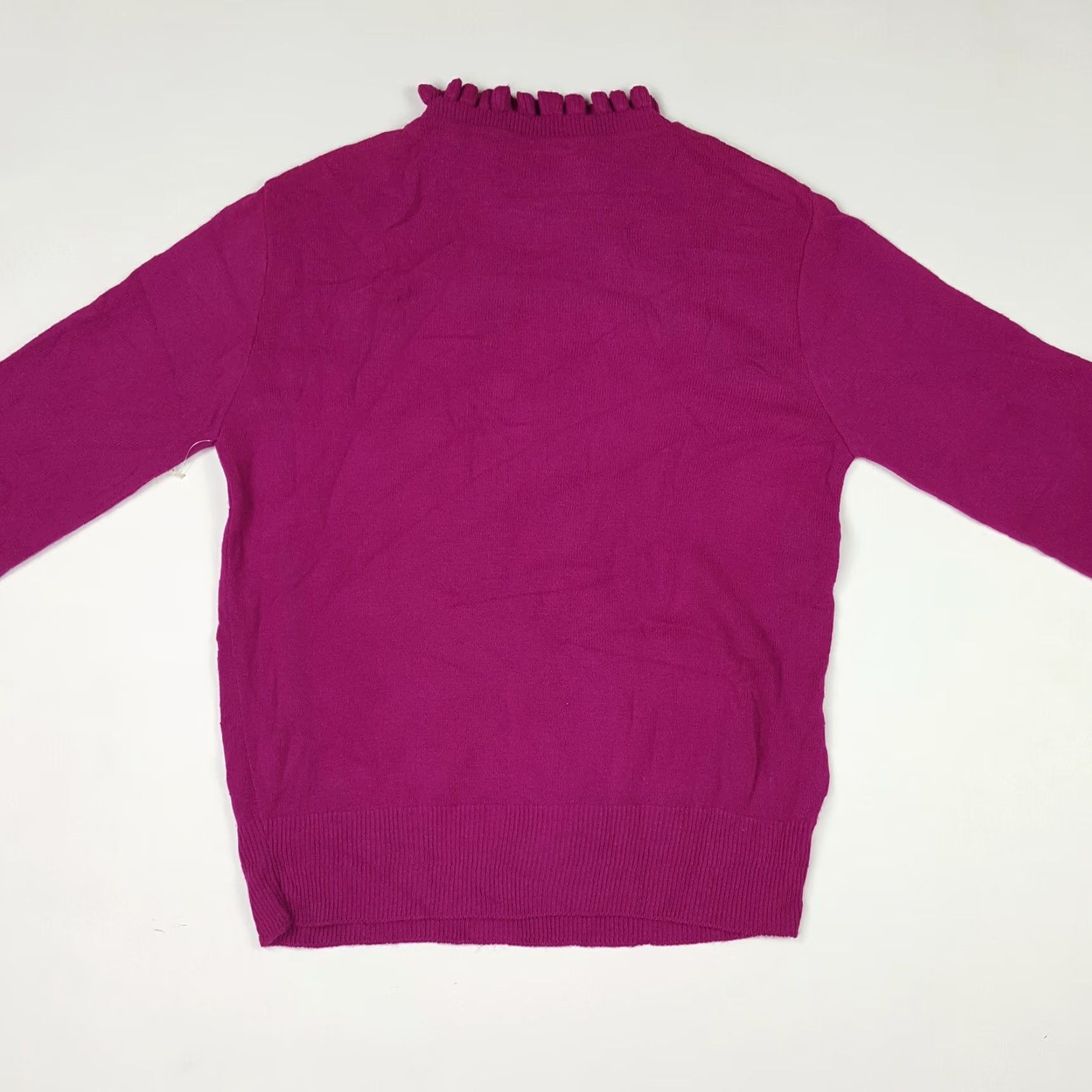Pinko VINTAGE Keneth Too! Pink Mock Neck Knit USA Made Pullover Sweater Women S Size Small Knit Size S / US 4 / IT 40 - 4 Thumbnail
