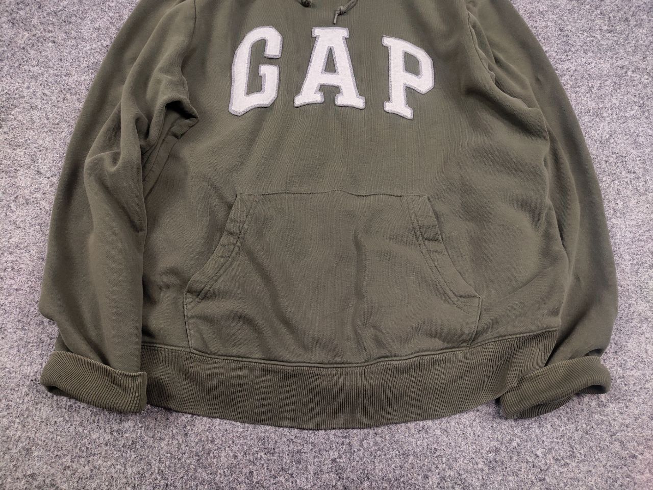 Gap Vintage Gap Military Green Logo Classic Hoodie Y2K style Size US M / EU 48-50 / 2 - 10 Thumbnail