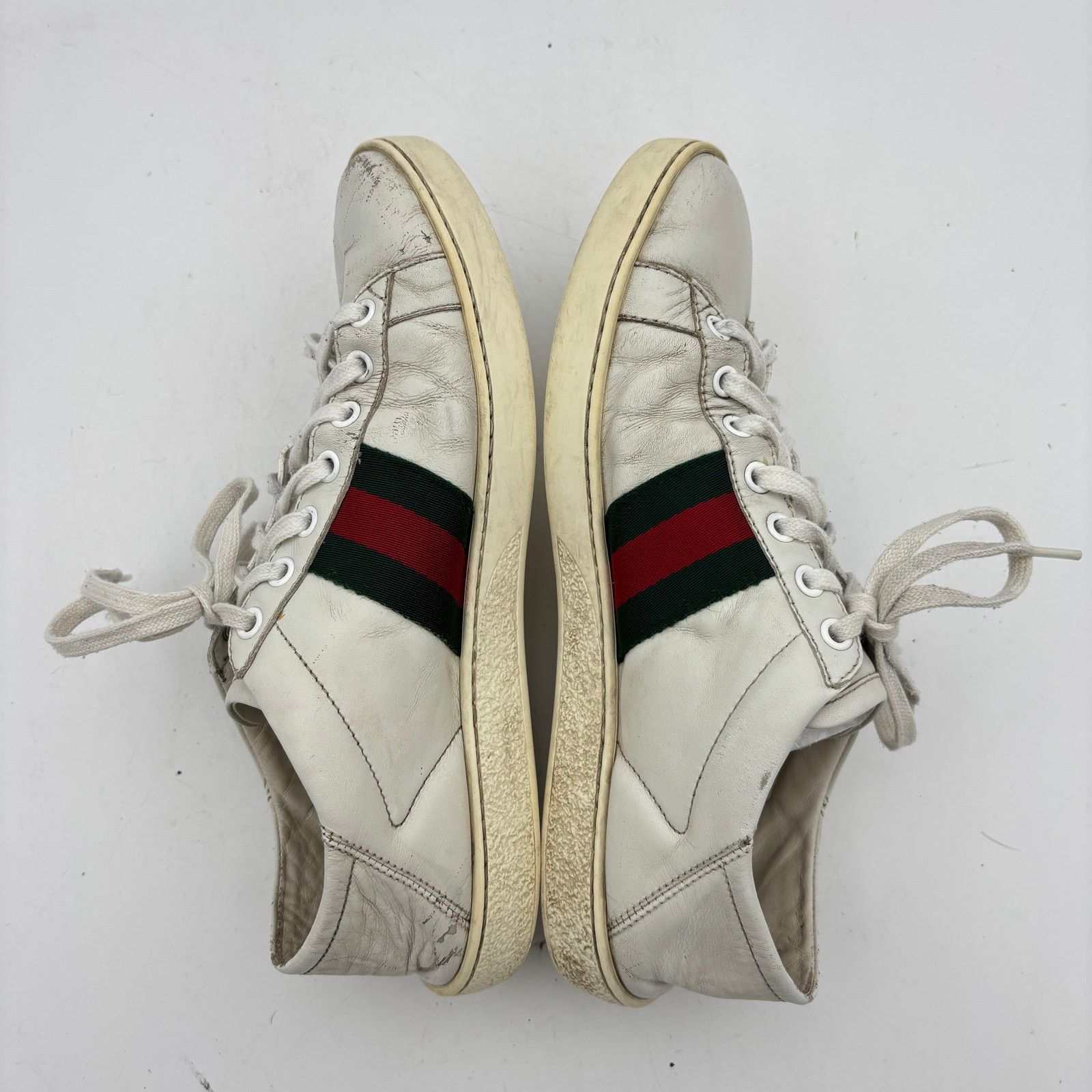 Gucci Gucci Ace Stripe Golden Bee Sneakers Women's 37.5 / 7.5 Size US 7.5 / IT 37.5 - 7 Thumbnail