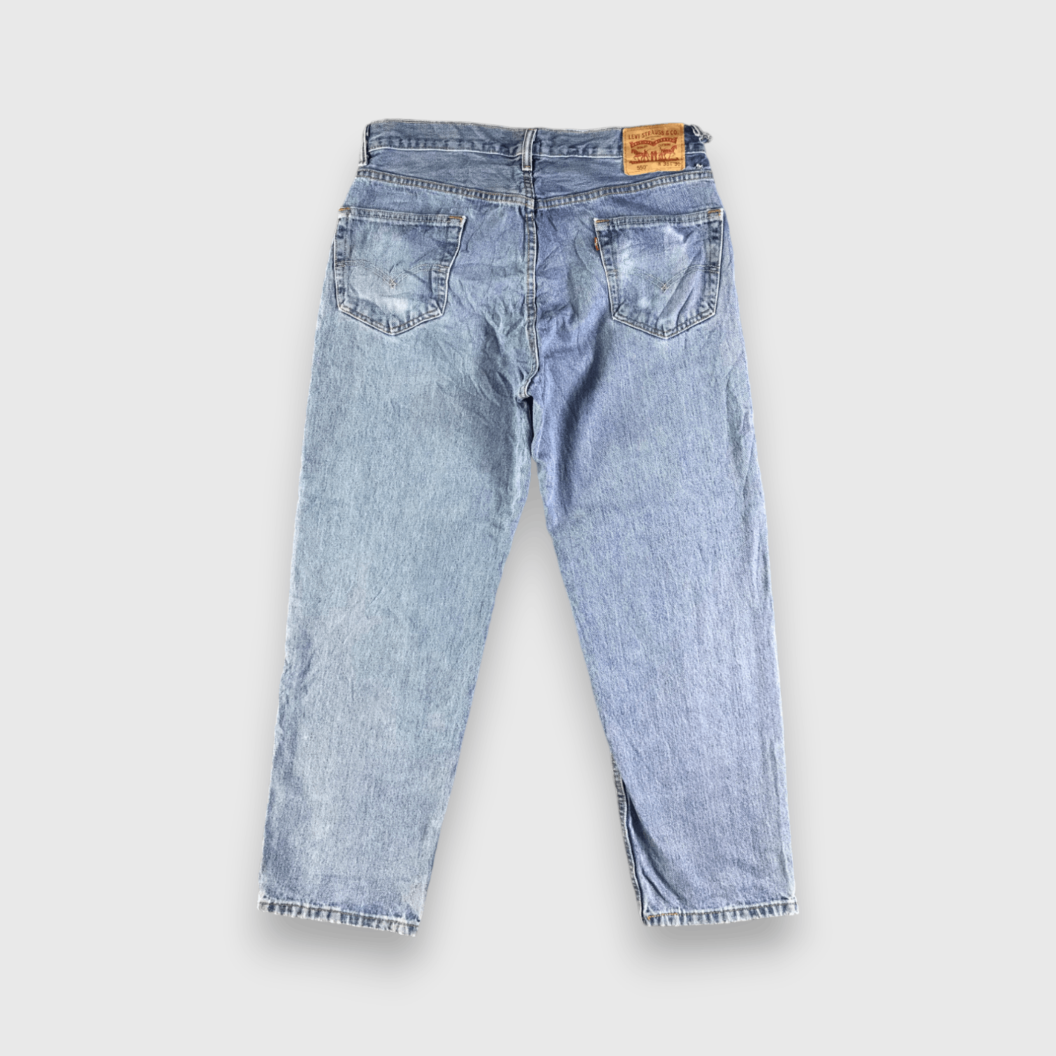 Levi's Vintage Blue Wash Levis 550 Jeans-J4357 Size US 35 - 2 Thumbnail