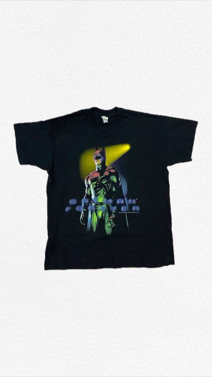 image of Batman Vintage T Shirt 1995 in Black, Men's (Size XL)