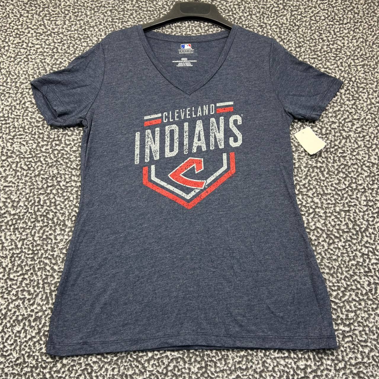 MLB Cleveland Indians Guardians Shirt Women Gray MLB New M Size M / US 6-8 / IT 42-44 - 1 Thumbnail
