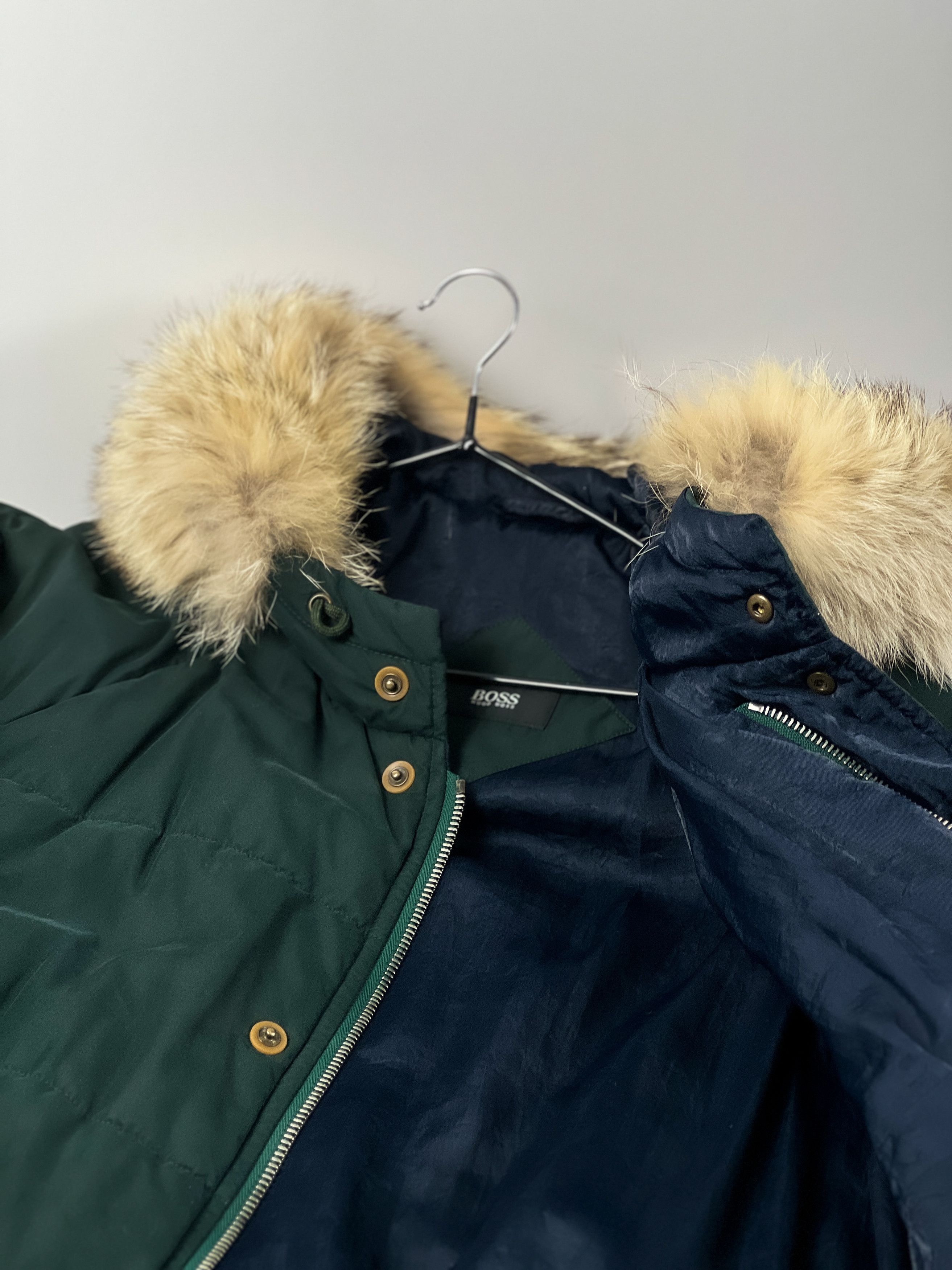 Hugo Boss HUGO BOSS Vintage Men`s Parka Jacket Size US L / EU 52-54 / 3 - 4 Thumbnail