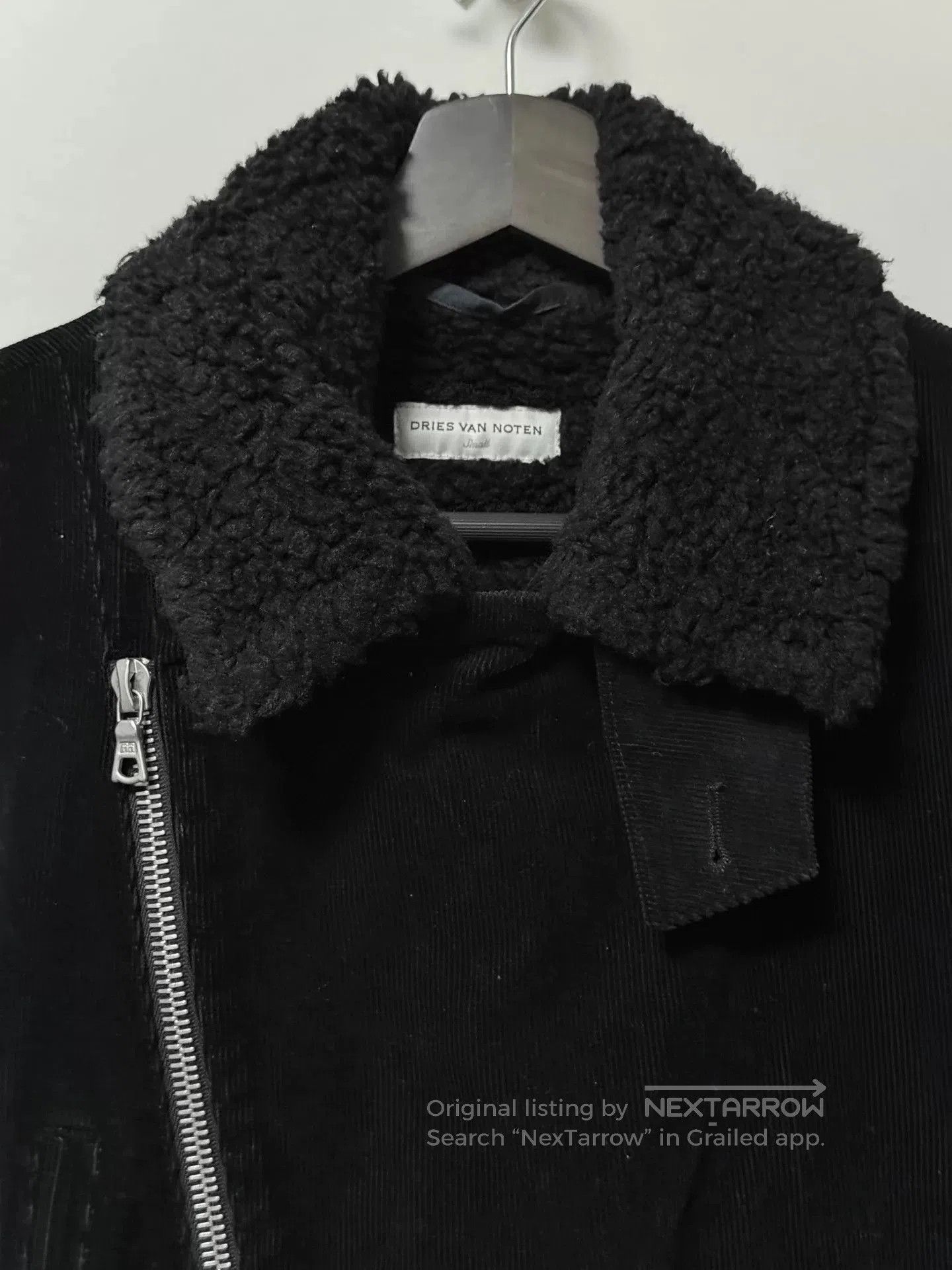 Dries Van Noten dries van noten black velvet zip jacket. Size US S / EU 44-46 / 1 - 2 Thumbnail