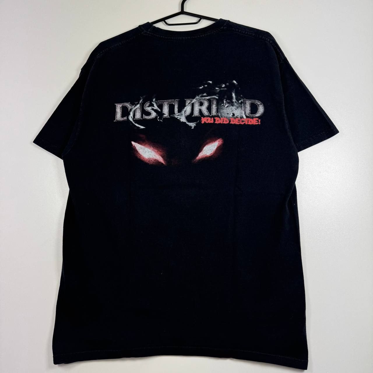 Fruit Of The Loom Disturbed Band Graphic T-Shirt Fruit Of The Loom Mens Size L Size US L / EU 52-54 / 3 - 6 Thumbnail