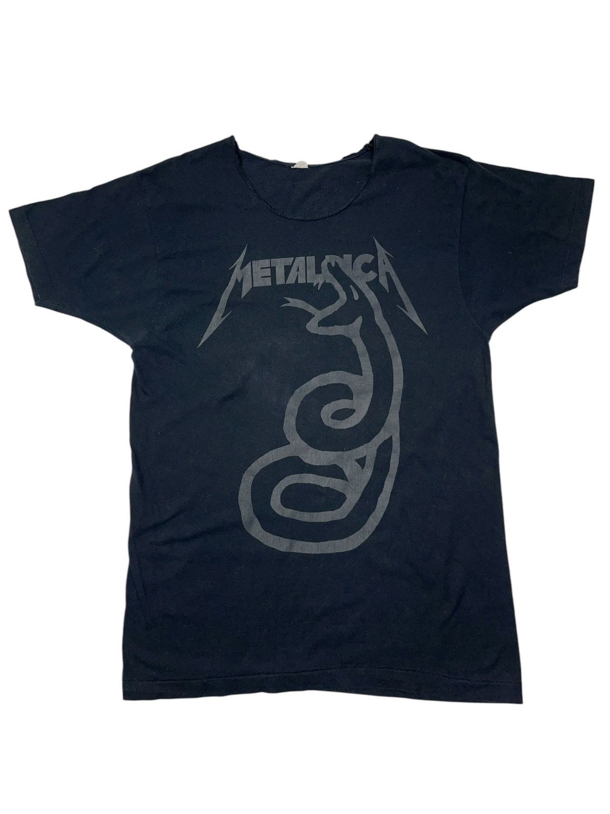 Band Tees × Metallica × Vintage Vintage 90s Metallica Sad But True The Black Album T-Shirt Size US XL / EU 56 / 4 - 2 Thumbnail