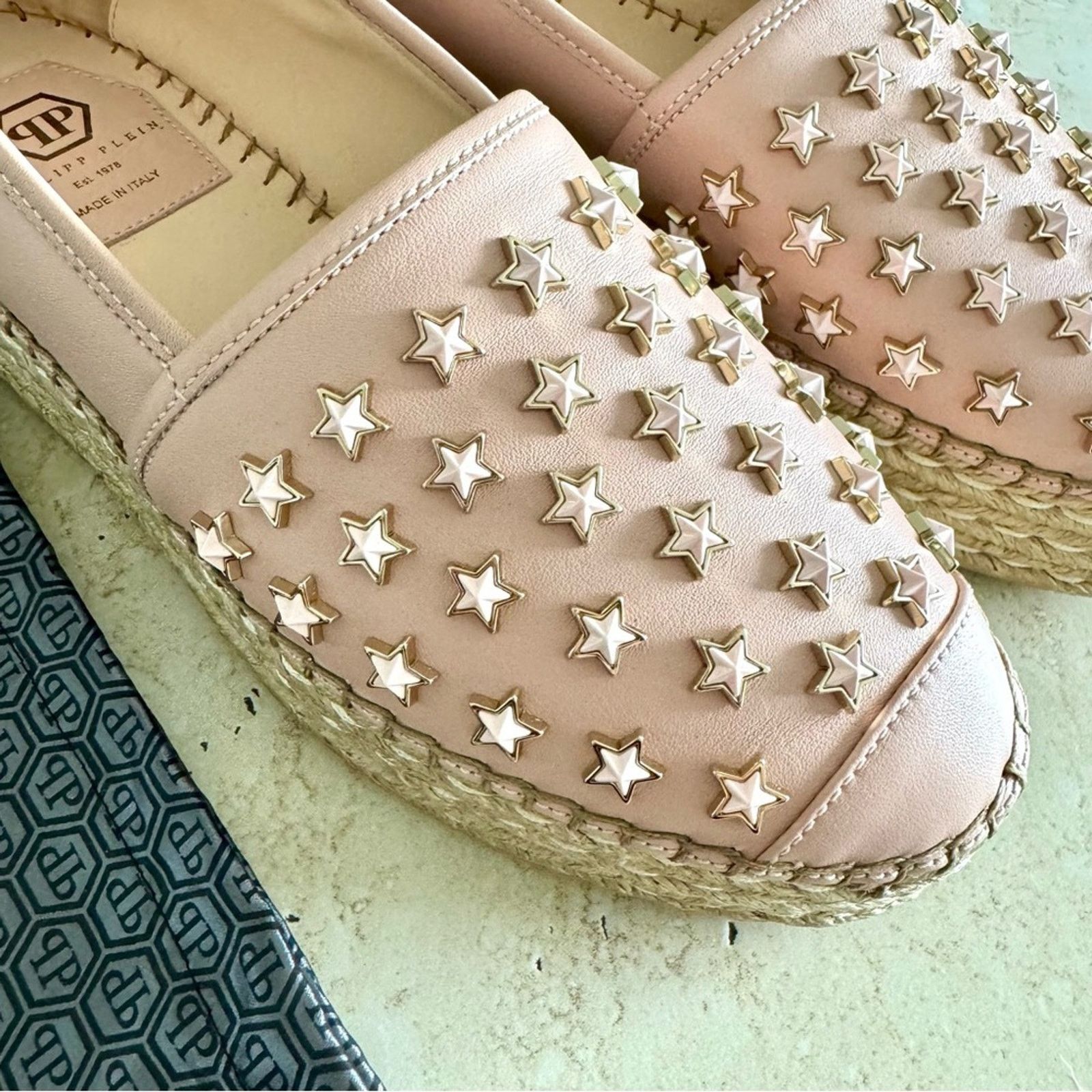 Philipp Plein PHILIPP PLEIN Espadrille, blush pink, Size 40, Authentic Size US 10 / IT 40 - 2 Thumbnail