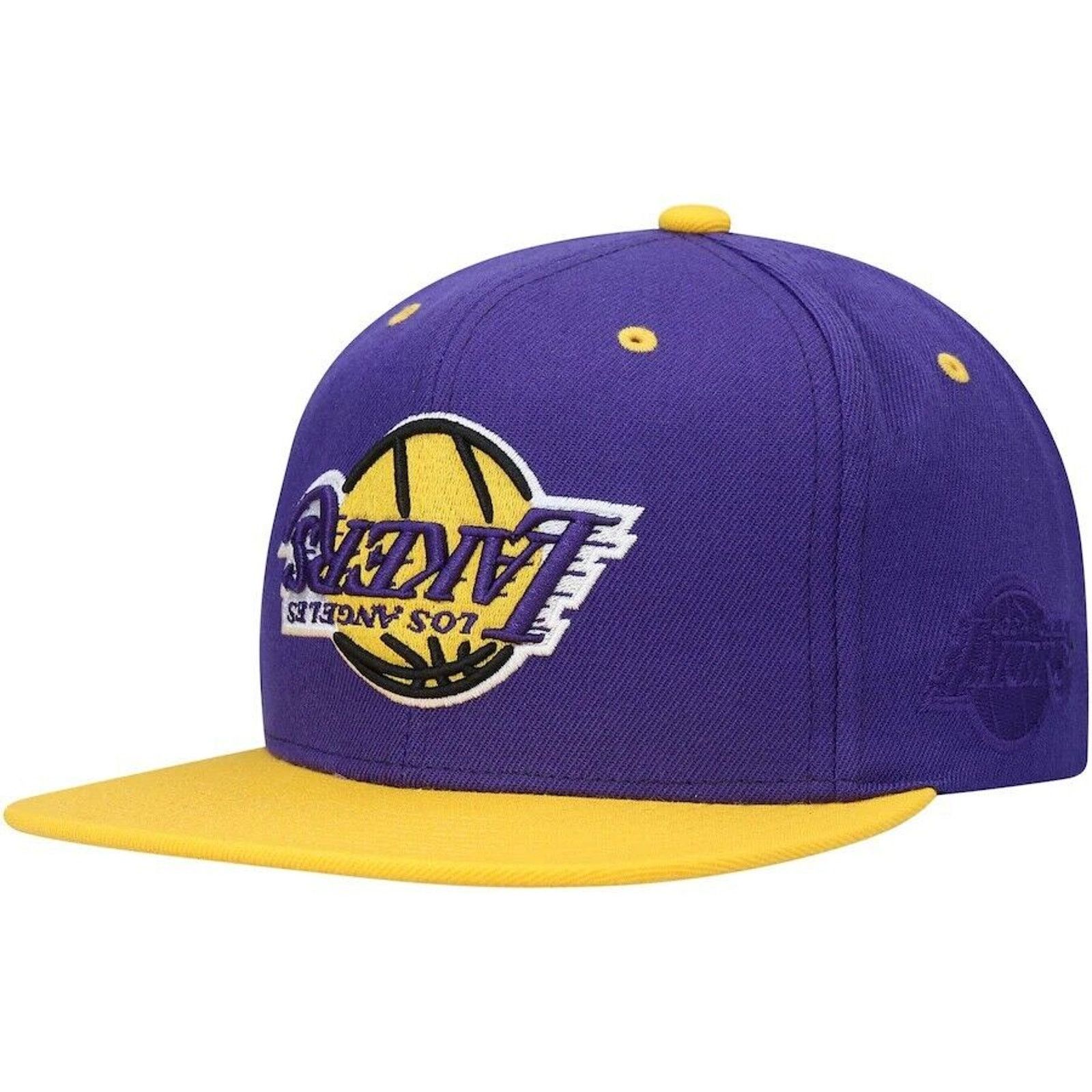 Mitchell & Ness Los Angeles Lakers Hat Upside Down Snapback Mitchell & Ness Size ONE SIZE - 1 Thumbnail