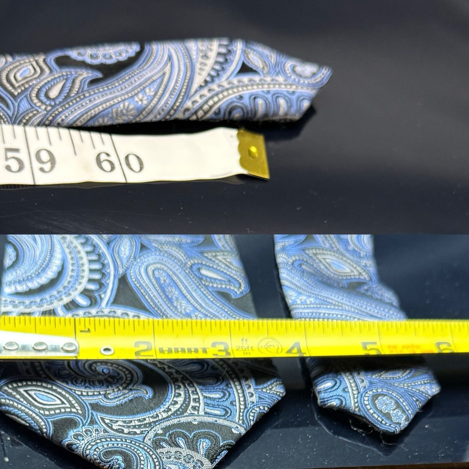 Donald Trump DONALD J. TRUMP MEN'S TIE BLACK/PAISLEY WIDTH: 3.50" LENGTH: Size ONE SIZE - 4 Thumbnail