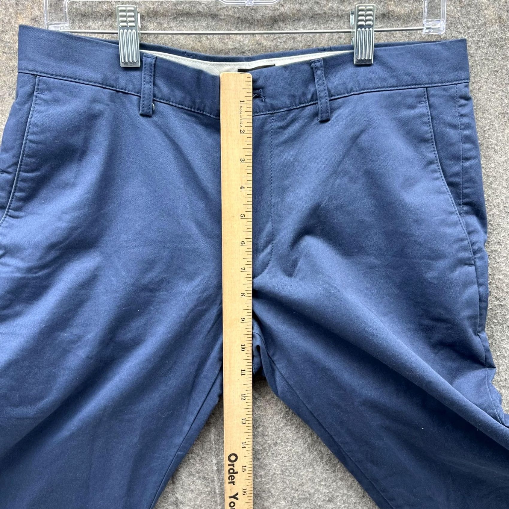 Club Monaco VINTAGE? No — Club Monaco Pants Men 30x30 Adult Blue Navy Chino Flat Front Modern Slim Fit Shirt Size US 30 / EU 46 - 5 Thumbnail