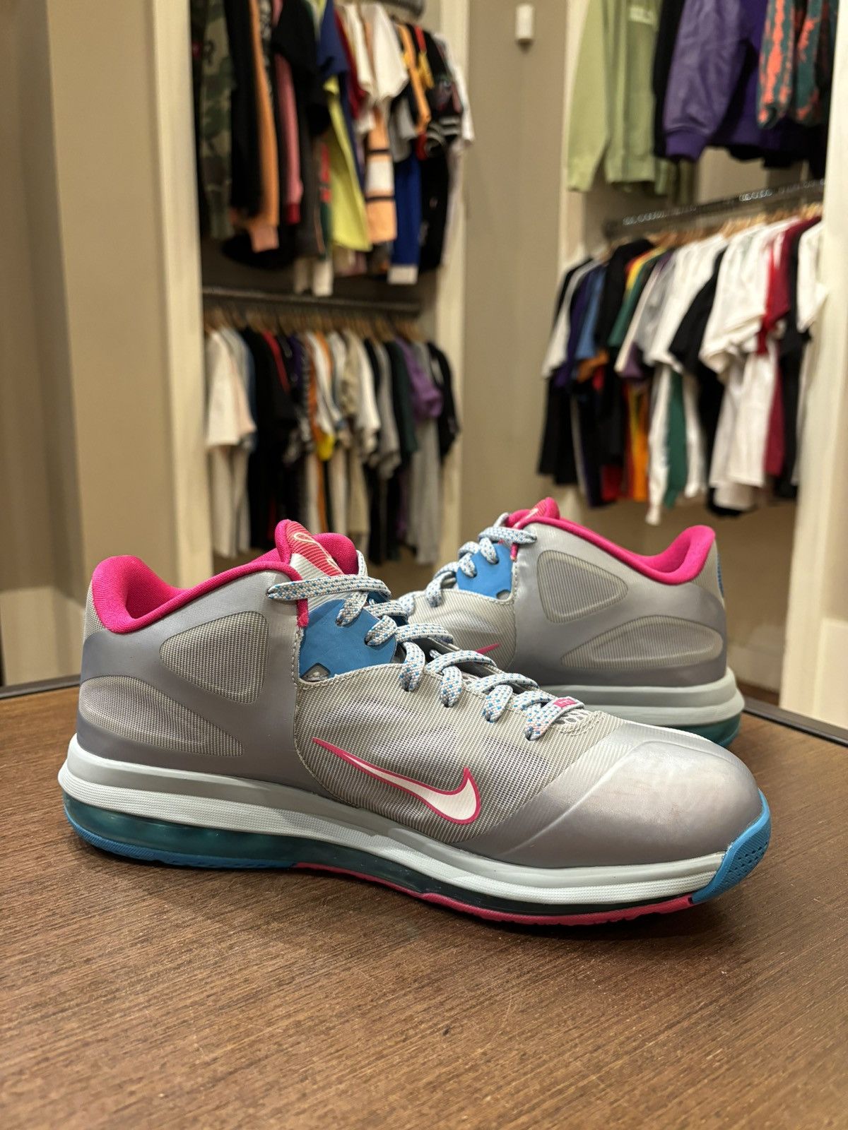 Fireberry Lebron 9s Low Nike LeBron Low Fireberry