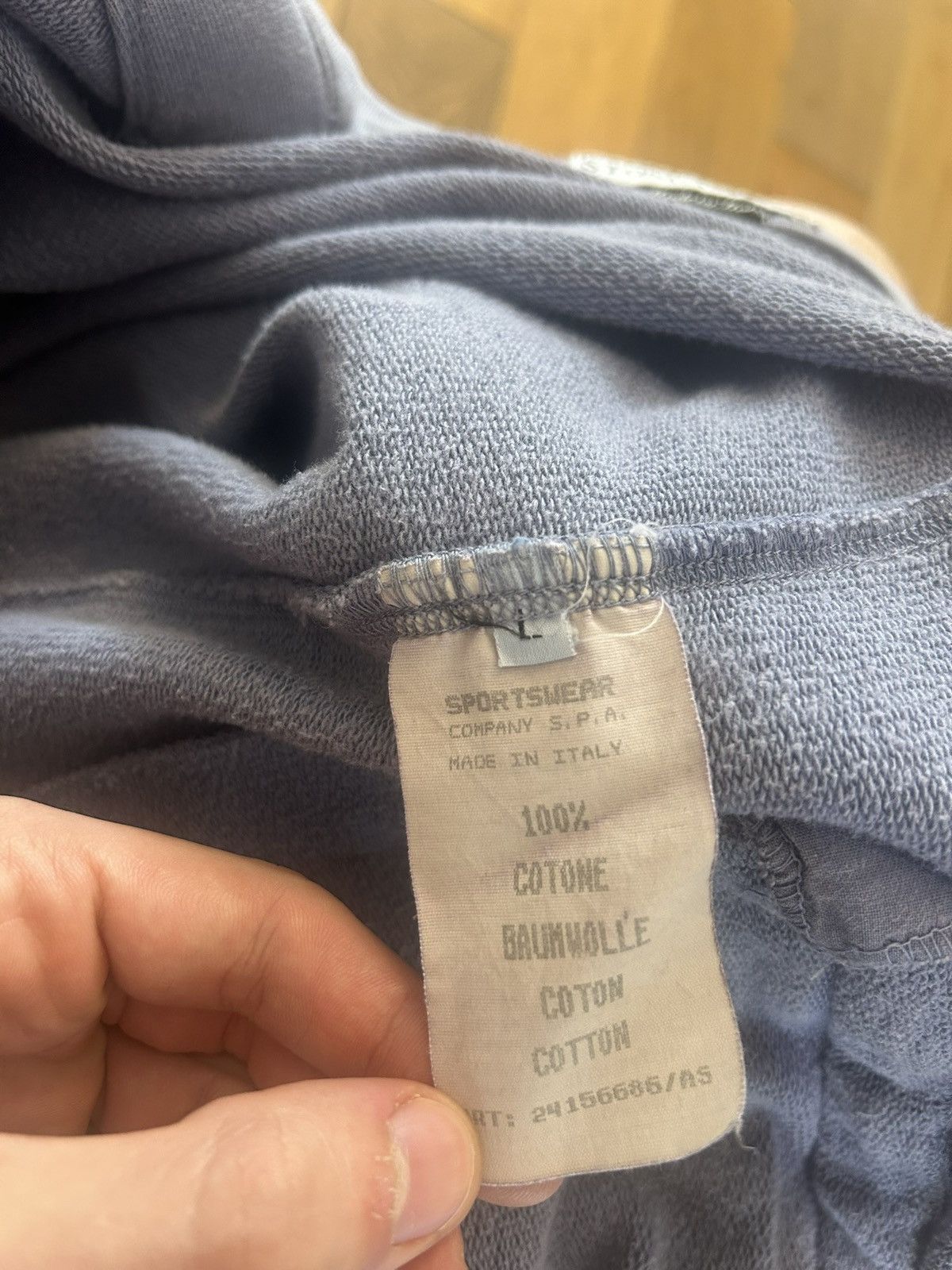 Stone Island Stone Island SS1996 Lilac Full-Zip Sweatshirt Size US L / EU 52-54 / 3 - 5 Thumbnail