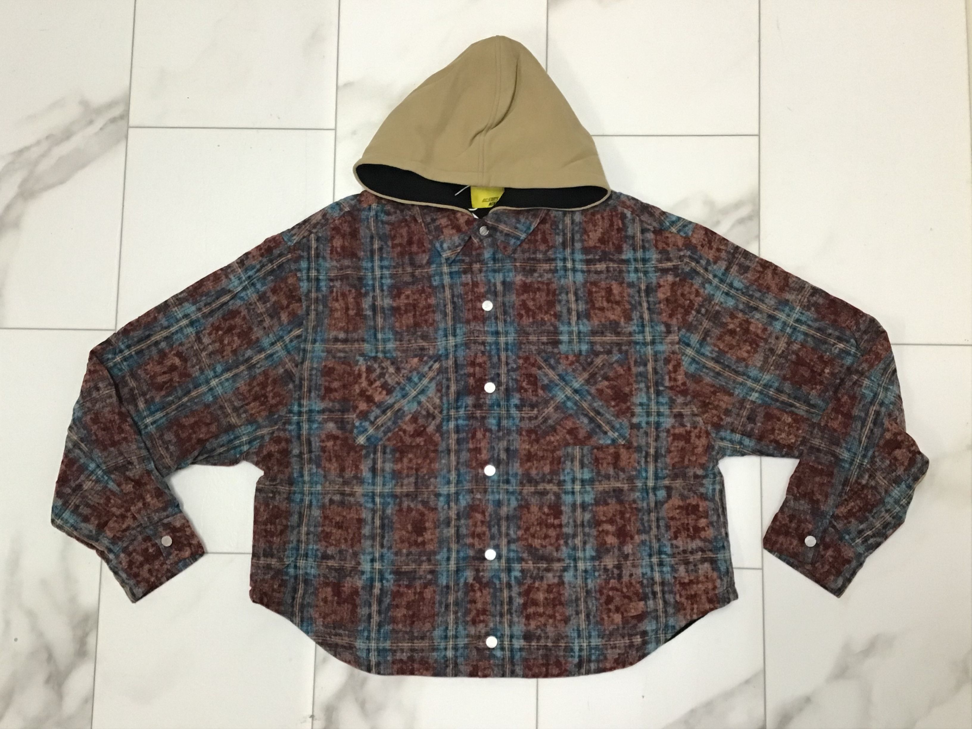 Diet Starts Monday DIET STARTS MONDAY Eagle Hooded Flannel Size US XL / EU 56 / 4 - 2 Thumbnail