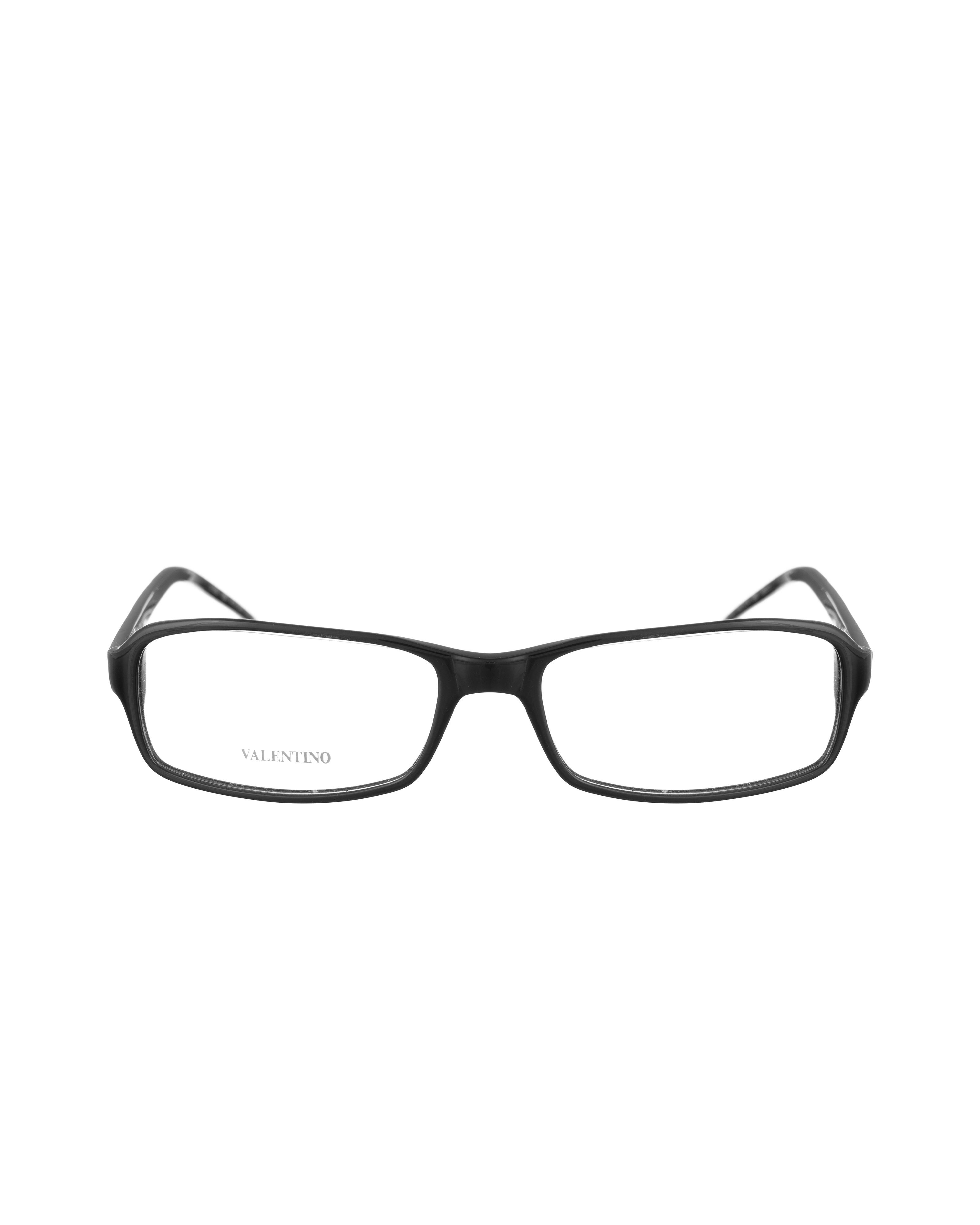 Valentino Valentino 00s Thin Plastic Black Glasses Size ONE SIZE - 1 Thumbnail
