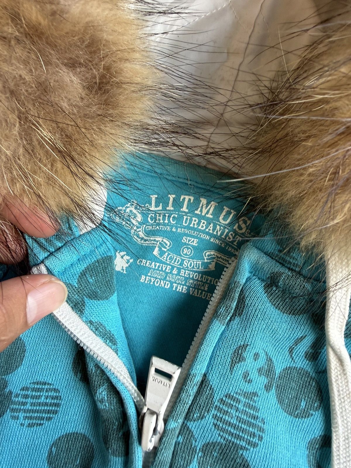 Japanese Brand Litmus Fur Hoodie Zip Ifsixwasnine Style Size US M / EU 48-50 / 2 - 7 Thumbnail