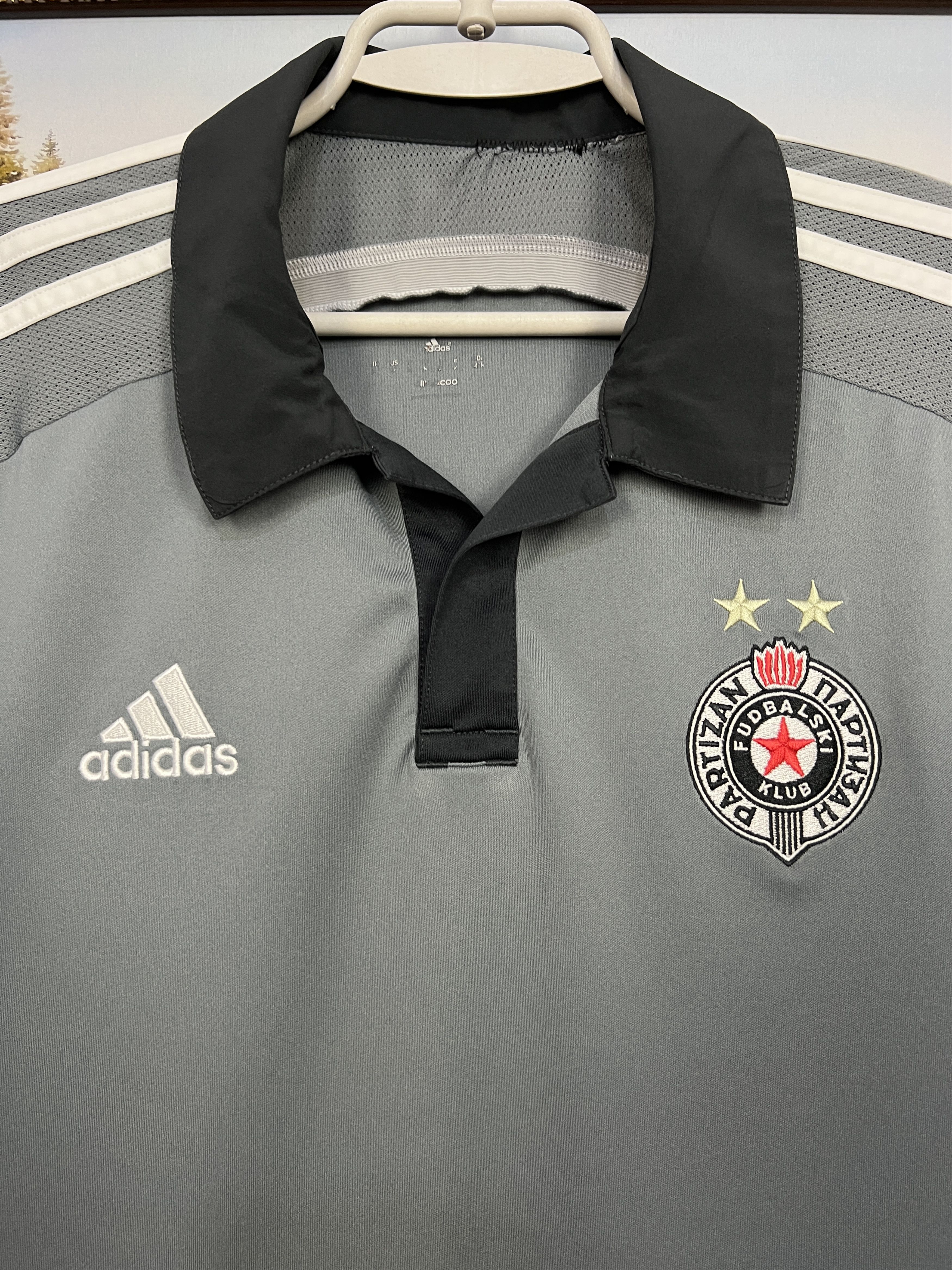 Adidas Partizan Belgrade Away football shirt 2014 Soccer Adidas Size US M / EU 48-50 / 2 - 3 Thumbnail