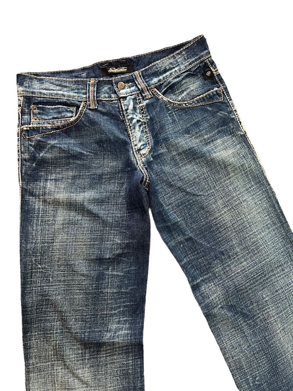 Vintage Serfortaine Relaxed Wide Leg California Twisted Seams Jeans Size US 34 / EU 50 - 2 Thumbnail