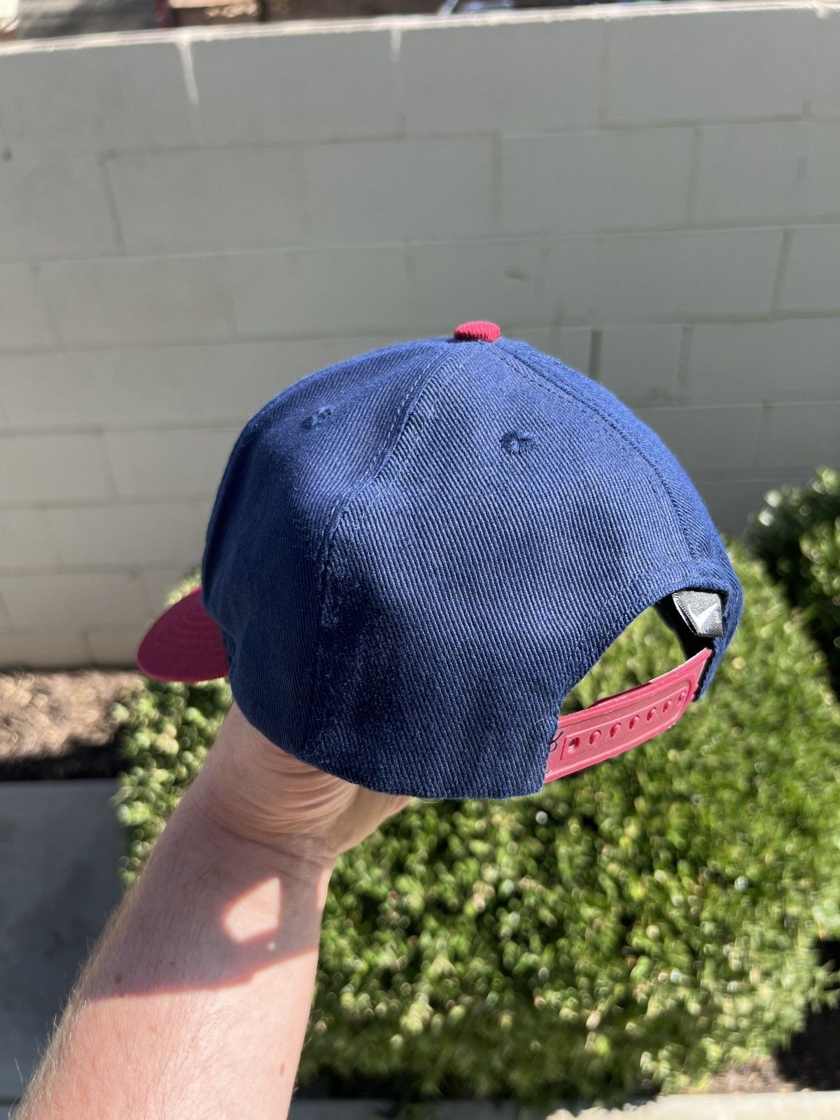 Nike Nike Vintage 90’s Classic Swoosh Script Logo 2 Tone Hat Size ONE SIZE - 3 Thumbnail