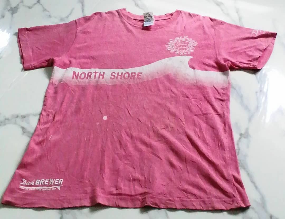 Vintage Vintage Dick Brewer Surfboards surf pink shirt Size US L / EU 52-54 / 3 - 7 Thumbnail