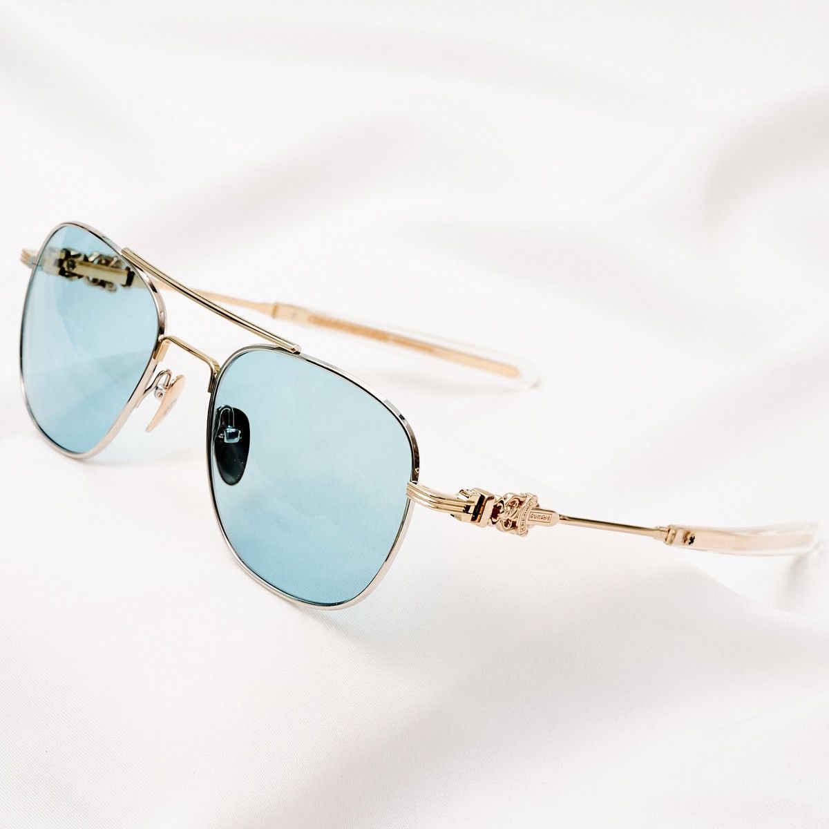 Chrome Hearts CHROME HEARTS WENCE SS/GP- CRYS SUNGLASSES Size ONE SIZE - 2 Thumbnail