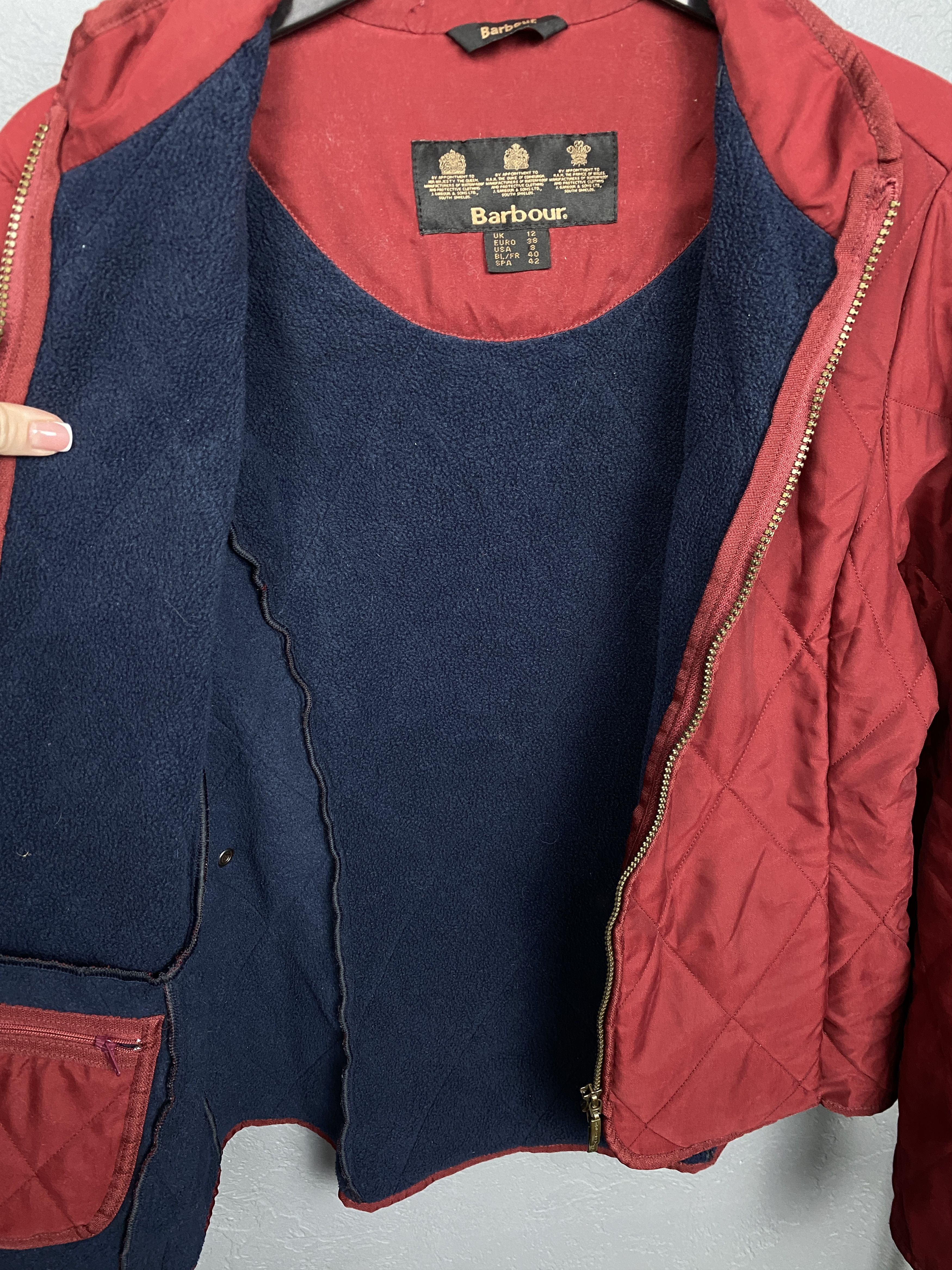 Barbour Barbour Vintage Winter Fulbourn Quilted Short Jacket Size M / US 6-8 / IT 42-44 - 4 Thumbnail