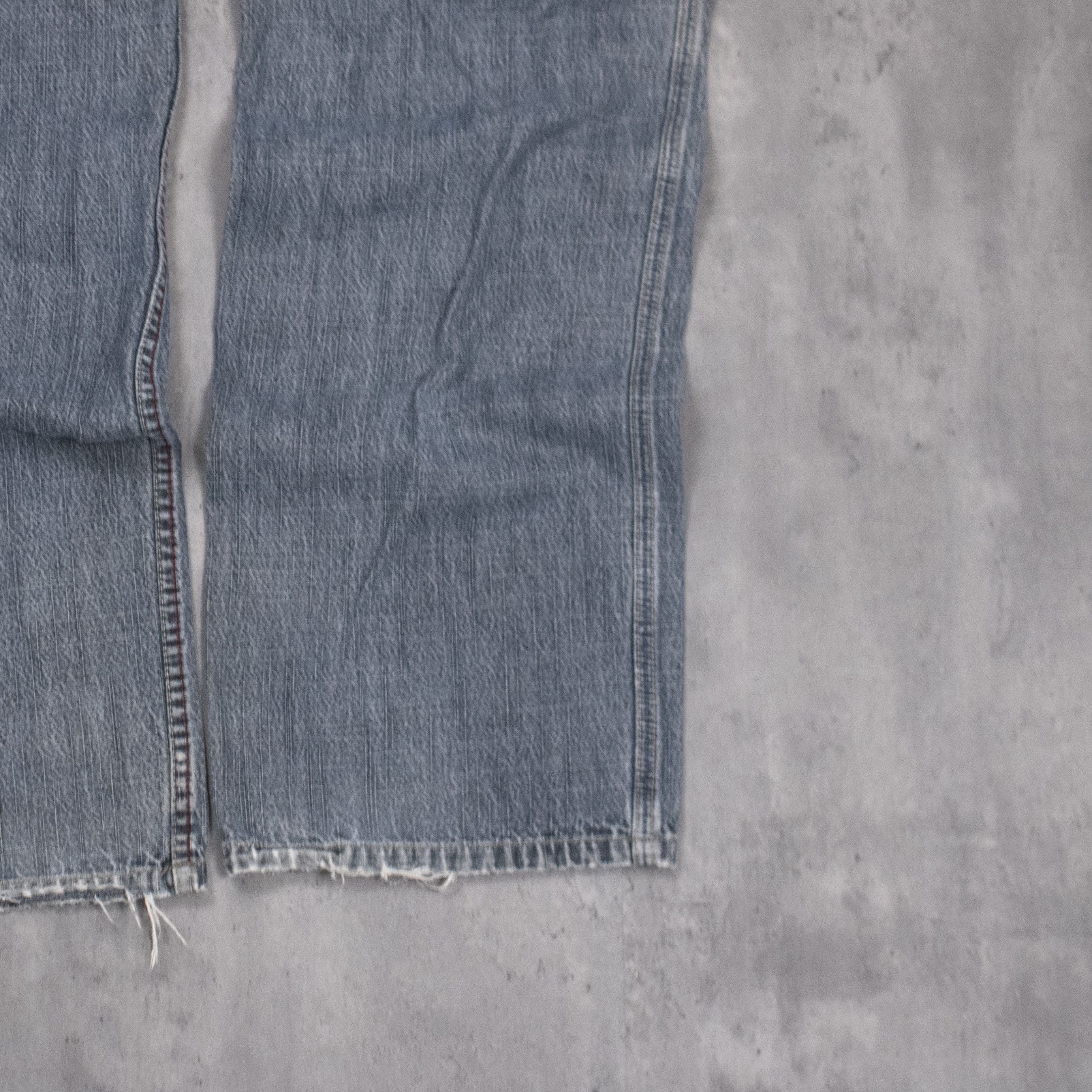 Point Zero VTG Y2K Point Zero Grey Baggy Denim Jeans Size US 30 / EU 46 - 13 Thumbnail