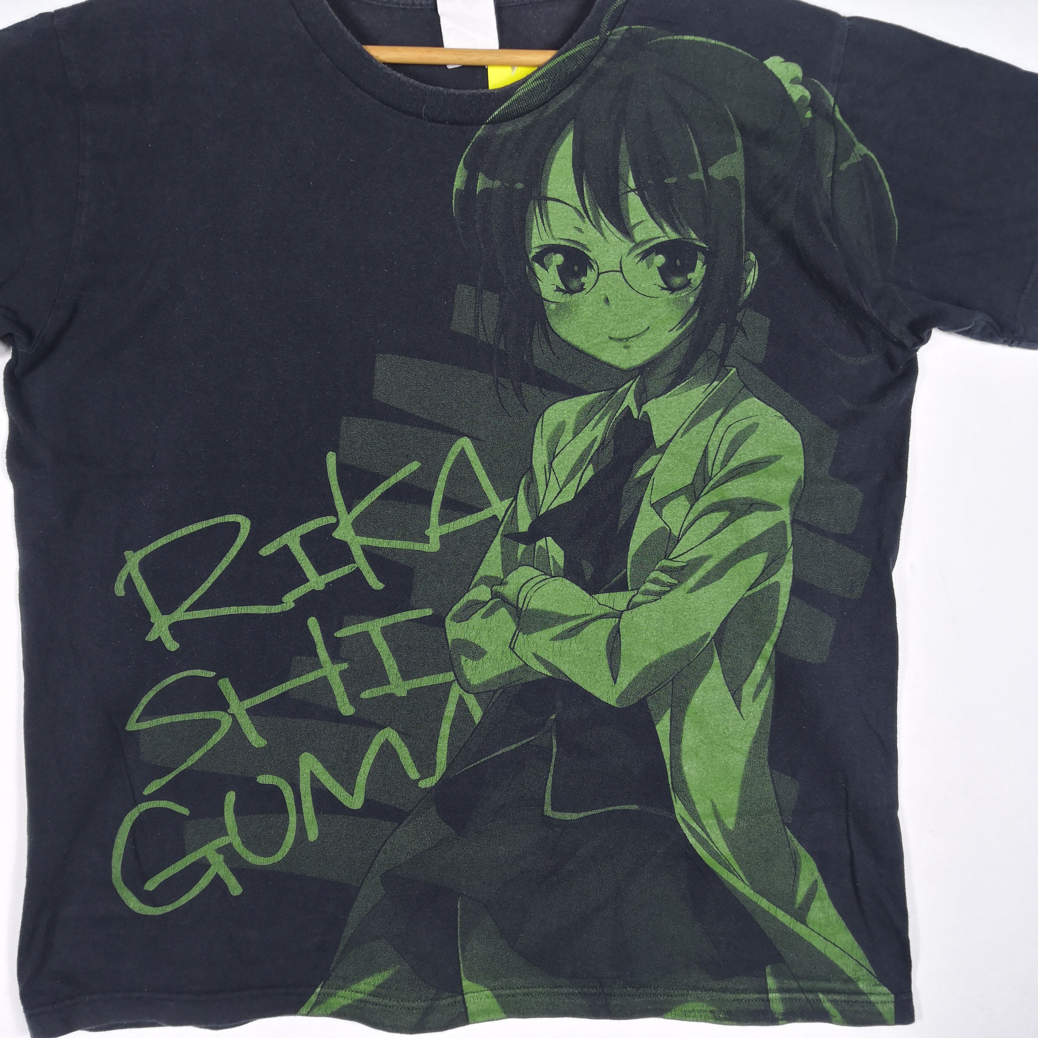 Anime Vintage Y2K Rika Shi Guma T-Shirt Japanese Anime Hentai Tees Size US XL / EU 56 / 4 - 3 Thumbnail
