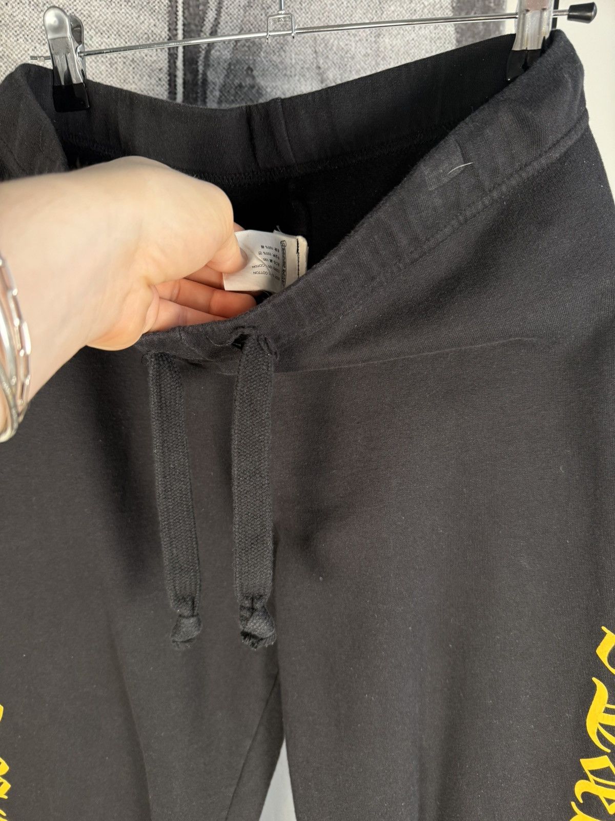 Chrome Hearts ICONIC EVERYDAY⚡️VOLT COLORWAY LOGO "FUCK YOU" SWEATPANTS Size US 32 / EU 48 - 11 Thumbnail