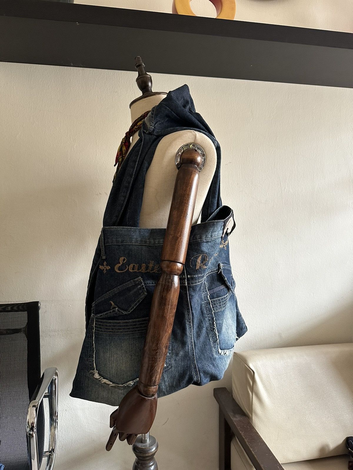 PPFM 2000s PPFM Destruct Product J Cut Jeans Transform Bag Size US 30 / EU 46 - 22 Thumbnail
