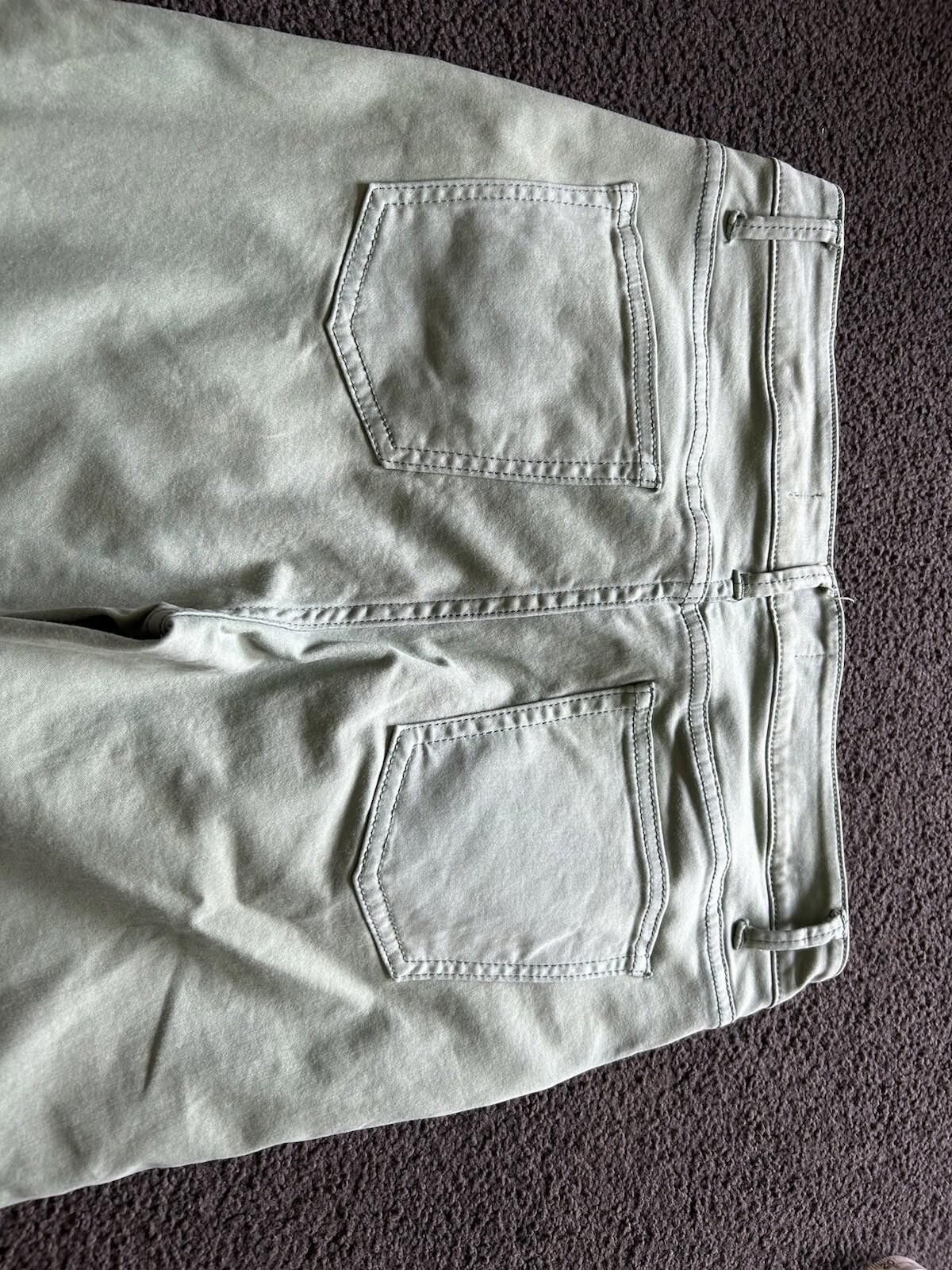 Country Road Country Road Skinny Crop Jeans Green Denim Mid Rise - Sz 9 Size 25" / US 0 / IT 36 - 7 Thumbnail