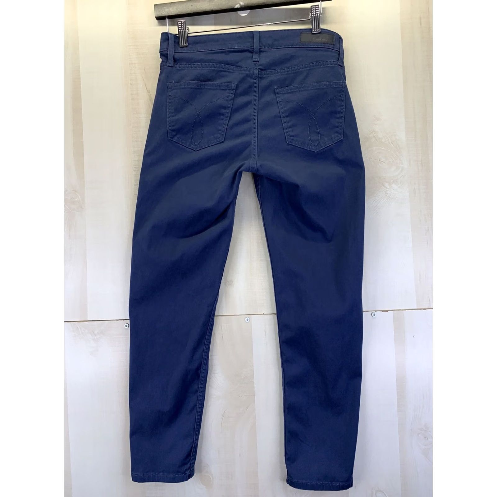 Calvin Klein Calvin Klein Weathered Blue Ankle Skinny Womens Pants Size 6-10289 Size 28" / US 6 / IT 42 - 5 Thumbnail