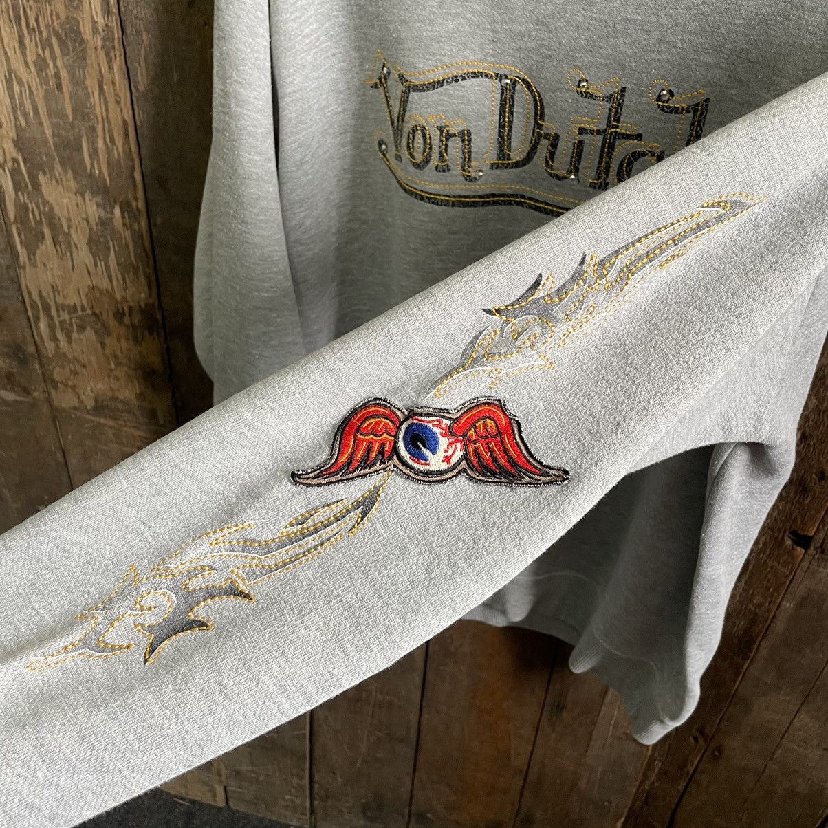 Japanese Brand Vondutch Flying Eyes Crewneck Sweatshirt Size US L / EU 52-54 / 3 - 7 Thumbnail
