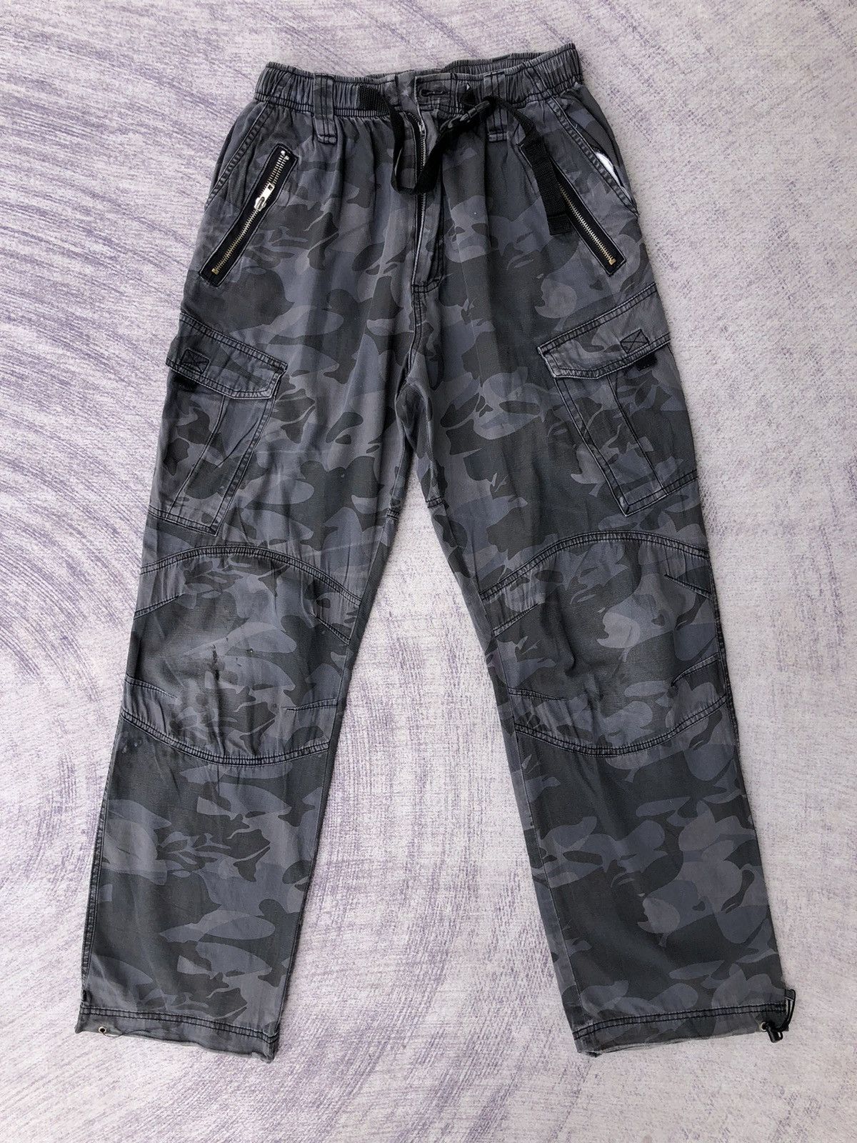 Vision Streetwear Cargo Military Grind navy Stretchable Waist Tactical Pants Size US 26 / EU 42 - 2 Thumbnail