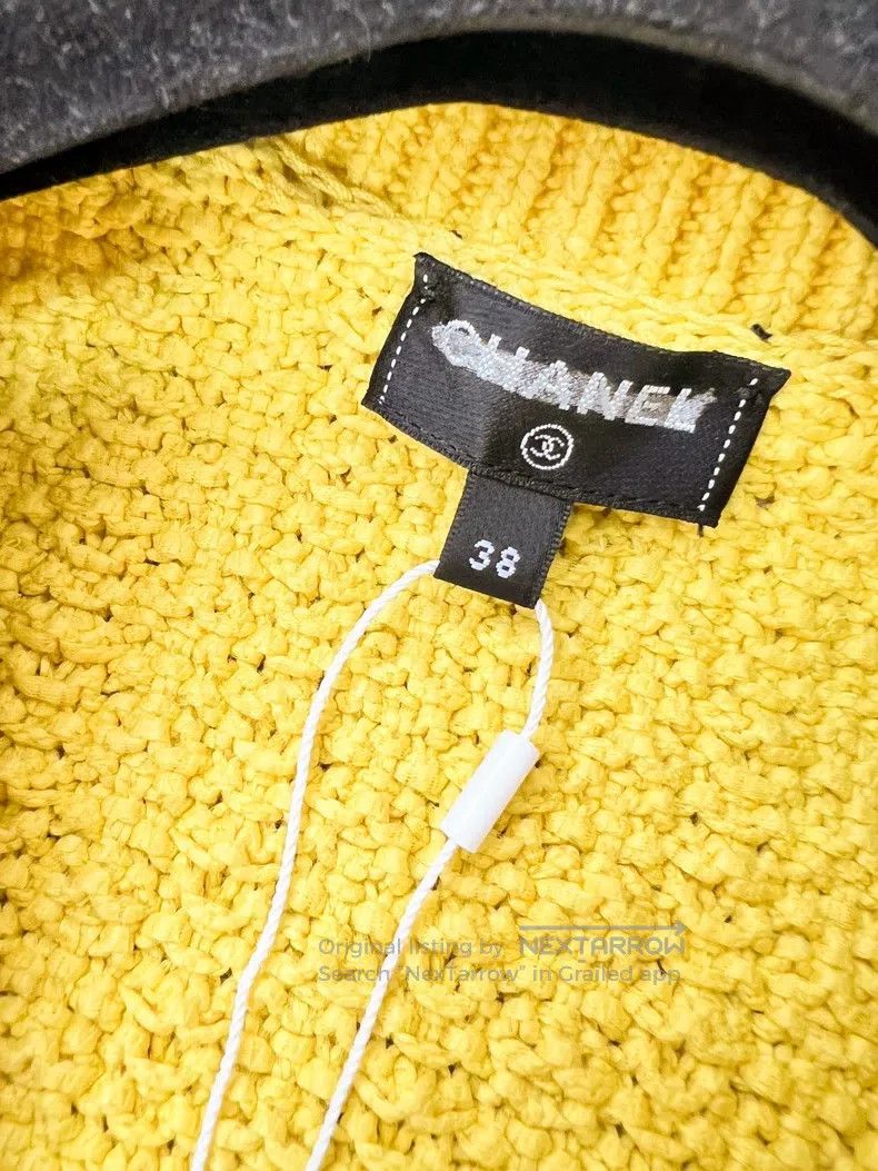 Chanel Chanel 22S spring and summer show yellow short knitted two Size XS / US 0-2 / IT 36-38 - 6 Thumbnail