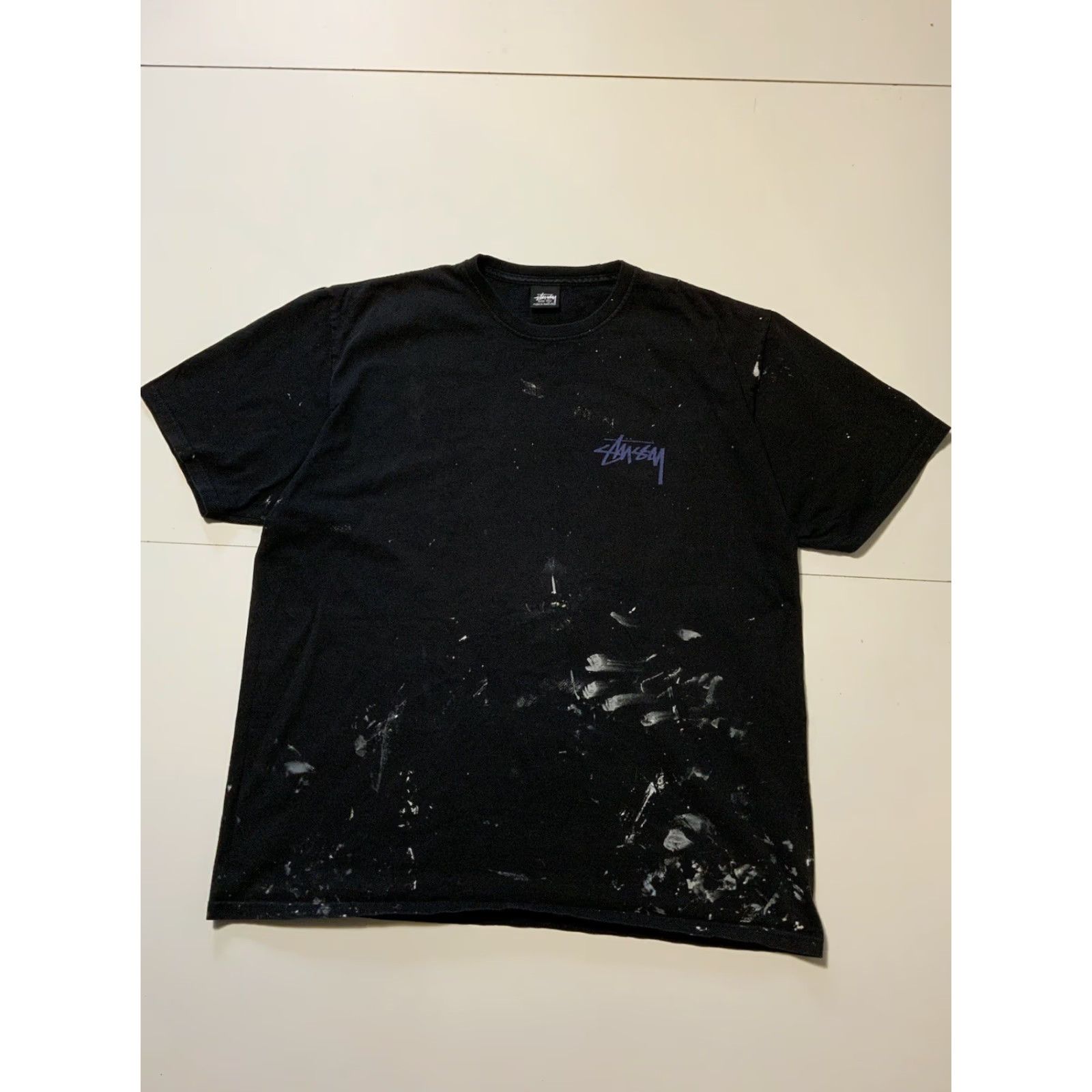 Vintage VINTAGE Stussy Increase The Peace Rose Flower Bomb Skate Graphic T-Shirt XL Mens Black 1990s 2000s Size US XL / EU 56 / 4 - 2 Thumbnail