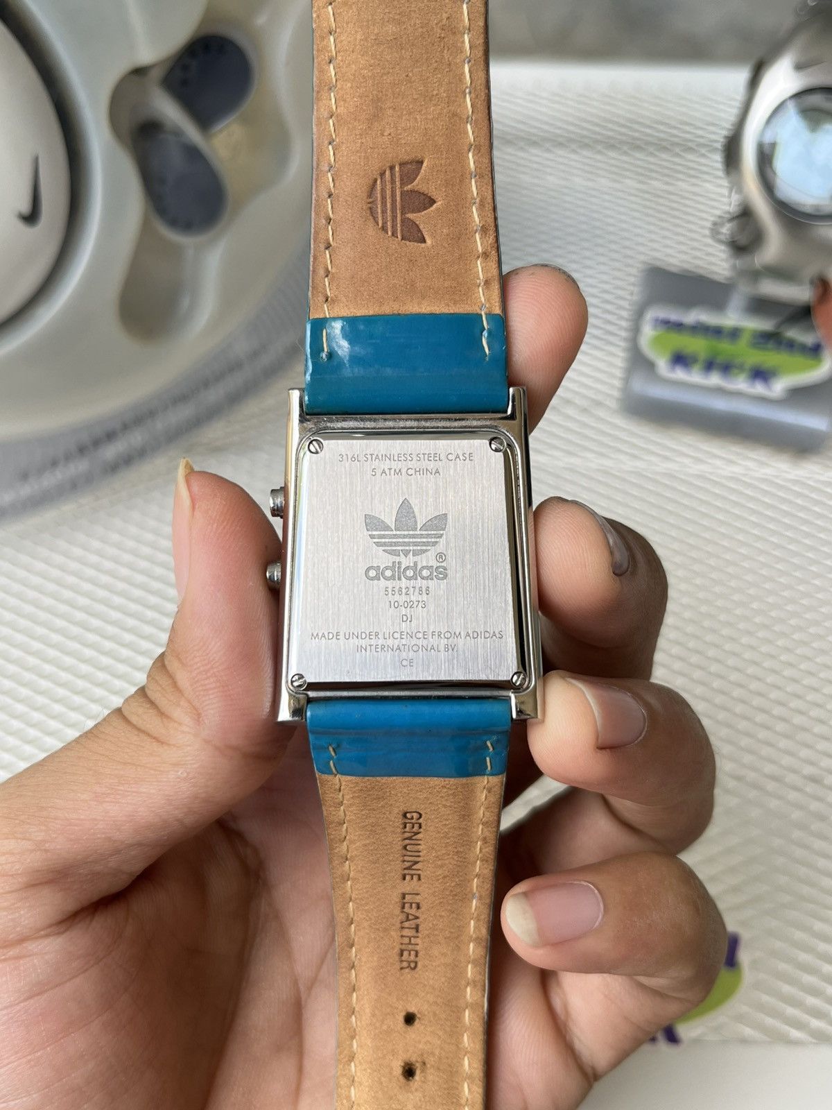 Adidas Vintage ADIDAS HSD 603 / HSD 602 LED Tank Watch Size ONE SIZE - 9 Thumbnail