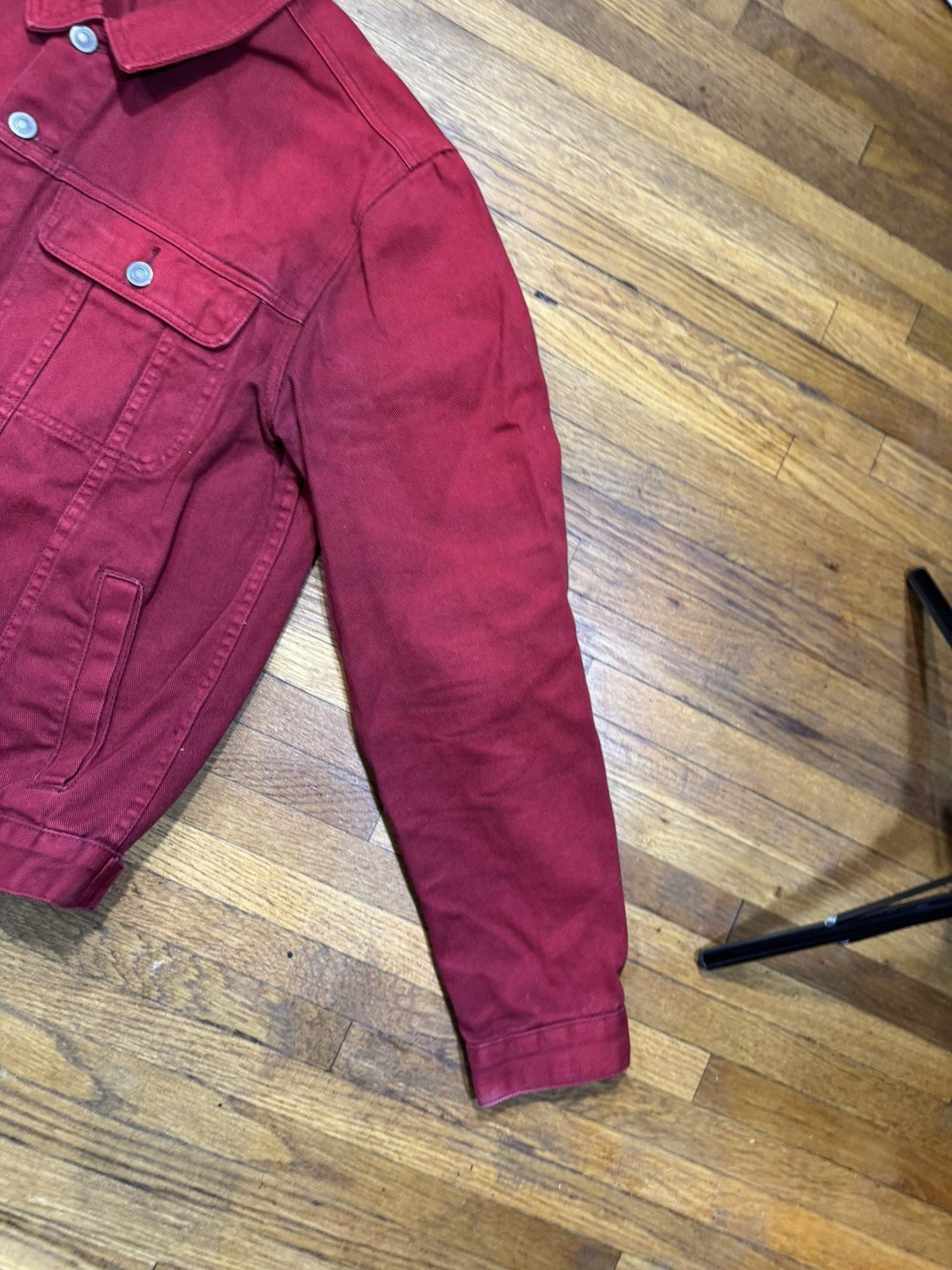 Vintage Vintage Red Denim Jacket Size US XL / EU 56 / 4 - 6 Thumbnail