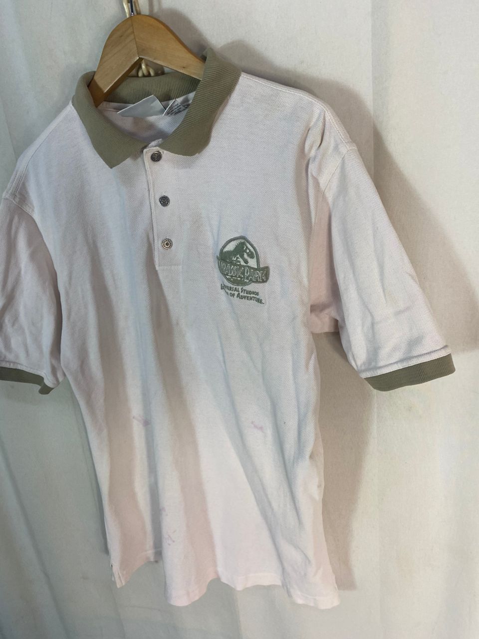 Universal Studios Jurassic park movie ringer polo shirt by universal studios Size US M / EU 48-50 / 2 - 3 Thumbnail
