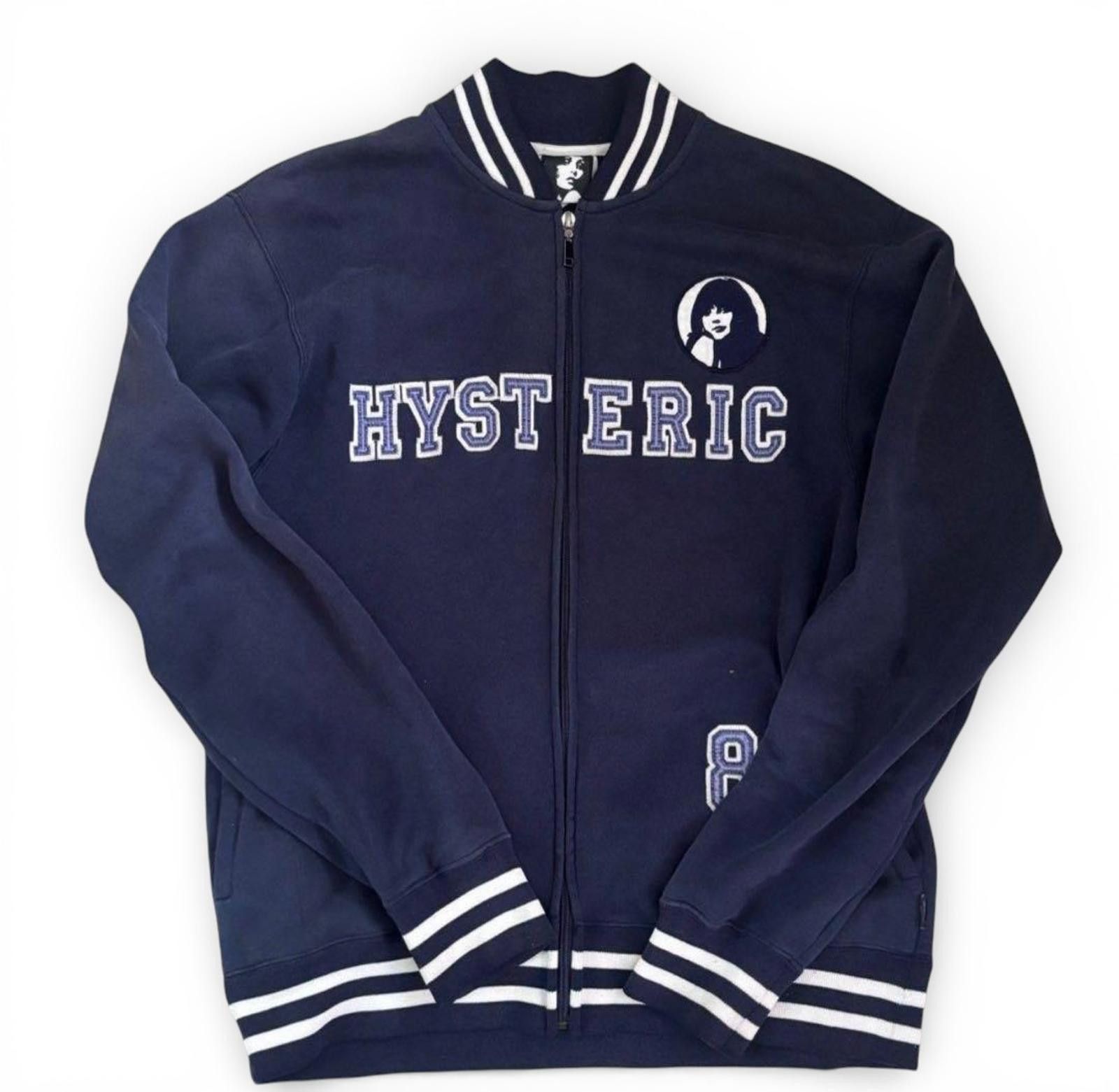 Hysteric Glamour Hysteric - Varsity Jacket Navy Blue Size US M / EU 48-50 / 2 - 5 Thumbnail