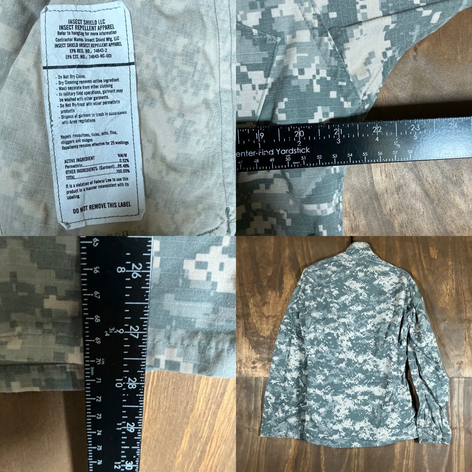 Vintage VINTAGE Army Coat Military Unisex Camouflage Digicam Green M Jacket Regular Size US M / EU 48-50 / 2 - 8 Thumbnail